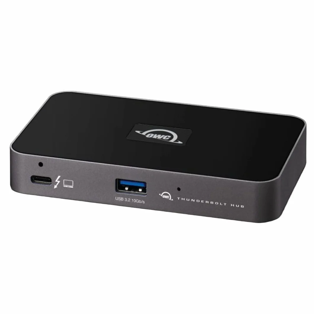 OWC Thunderbolt Hub Station d'accueil Gris/Noir Thunderbolt 4, USB-A