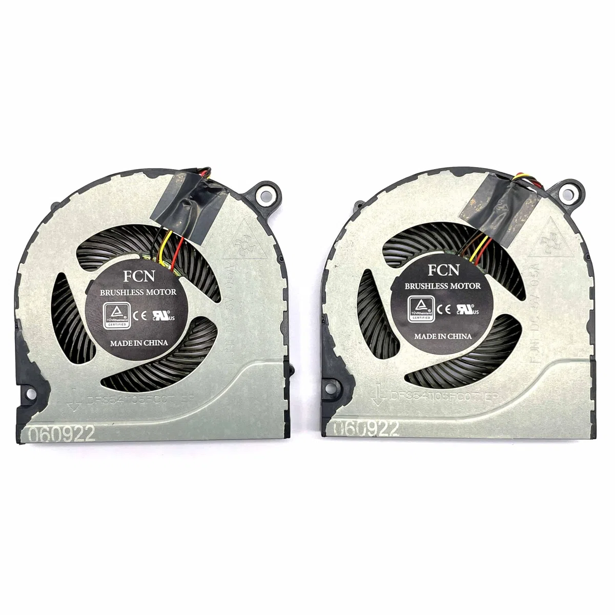 BestParts Nouveau ventilateur CPU + GPU de remplacement pour ordinateur portable de jeu ACER Nitro 5 (AN515-51) 15,6", P/N : DFS541105FC0T FJN1, ventilateur 5V (lot de 2)