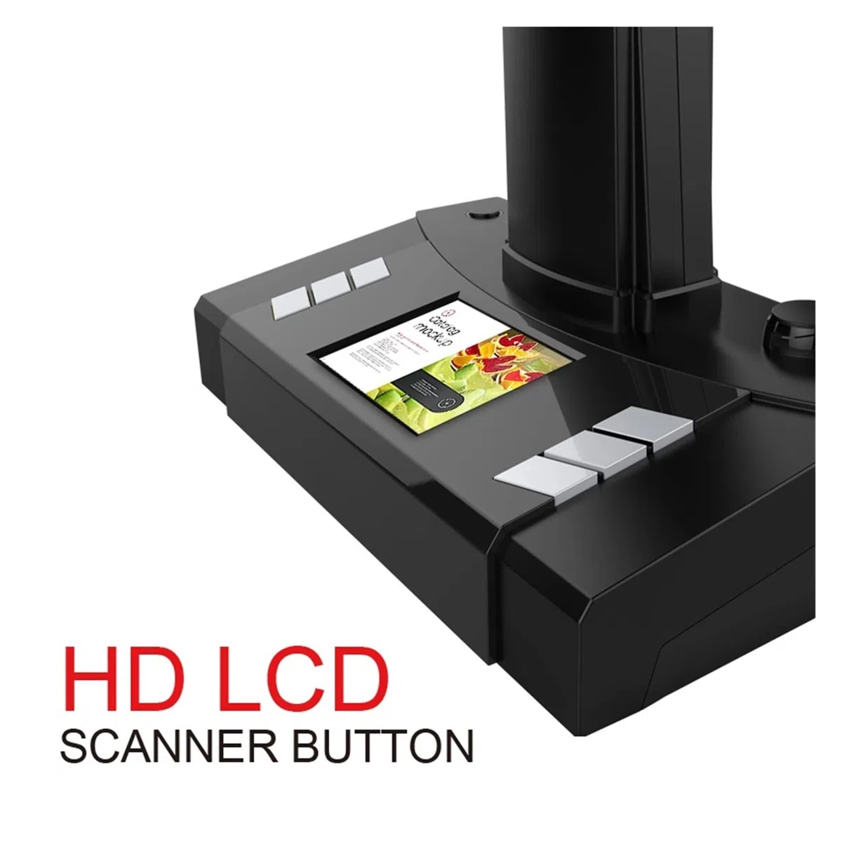 Scanners de Documents, Portable 1 8MP HD Scanner de Documents Doc Cam, Scanner Document A3 avec OCR Visualizer for l'école bibliothèque Bureau