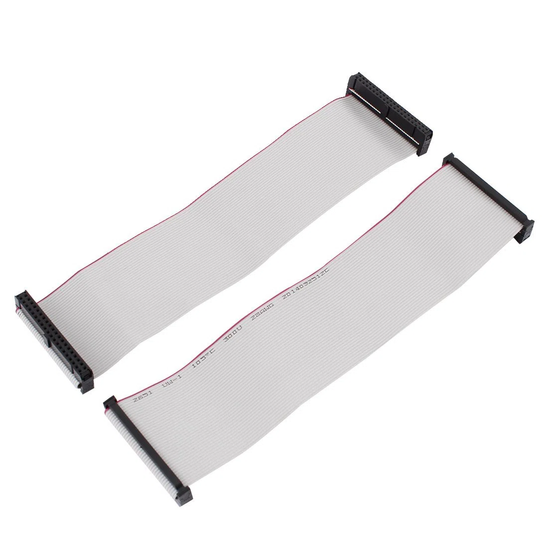 sourcingmap Câble Nappe 2, 54 mm 40 broches femelle vers femelle IDE-PaTA Câble ruban plat 20 cm