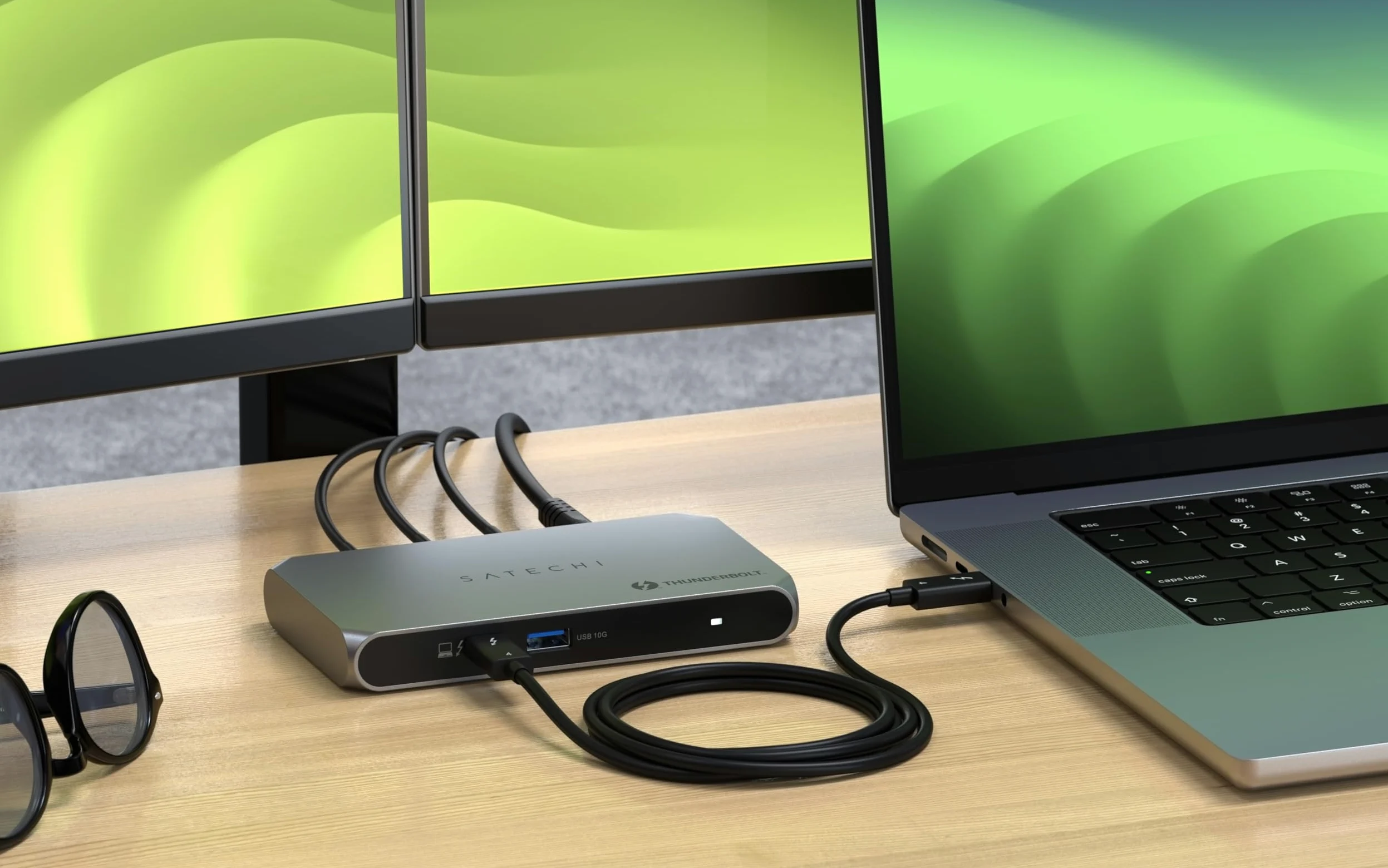 SATECHI Station d'Accueil 6 en 1 Thunderbolt 4 Slim Hub Pro, PD 96W