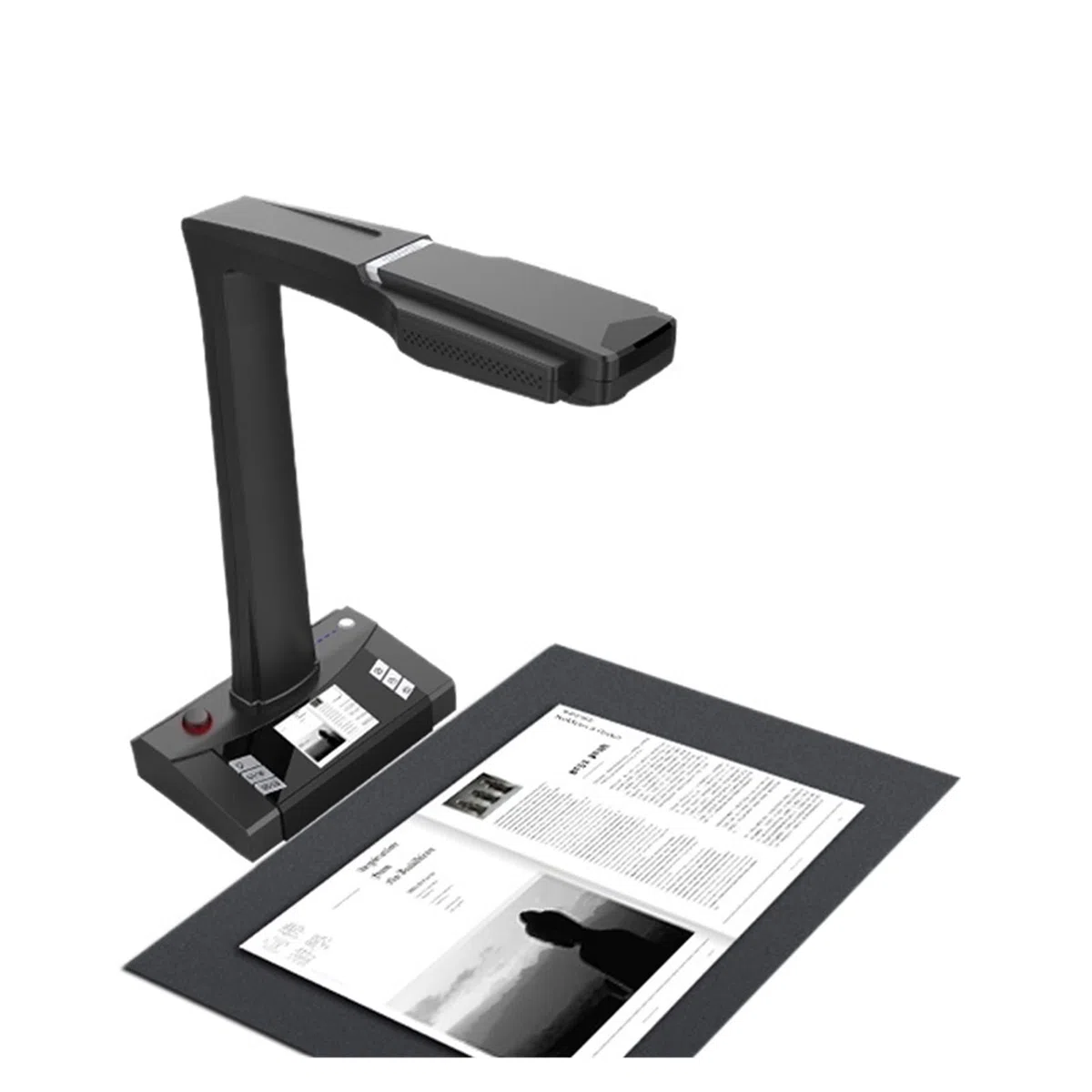 Scanners de Documents, Portable 1 8MP HD Scanner de Documents Doc Cam, Scanner Document A3 avec OCR Visualizer for l'école bibliothèque Bureau