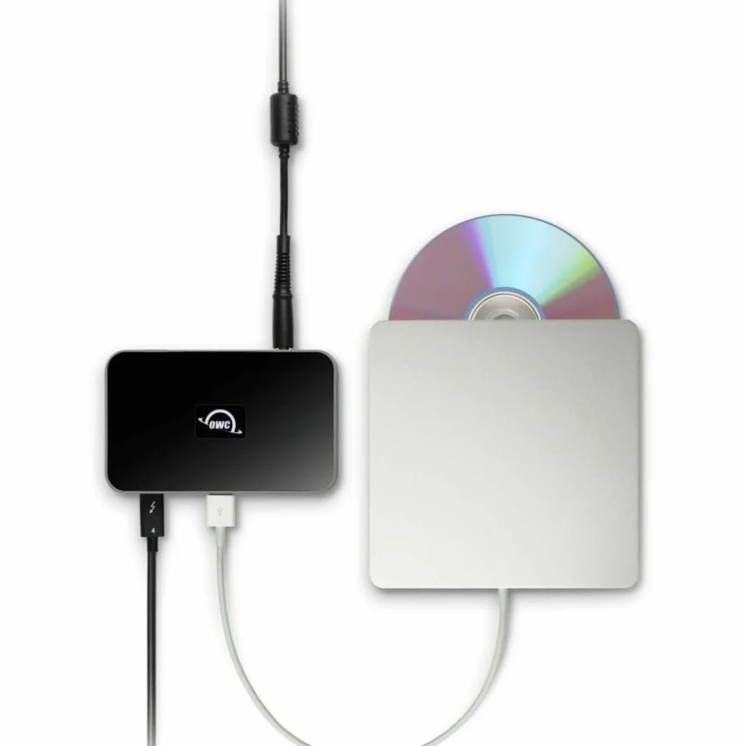 OWC Thunderbolt Hub Station d'accueil Gris/Noir Thunderbolt 4, USB-A