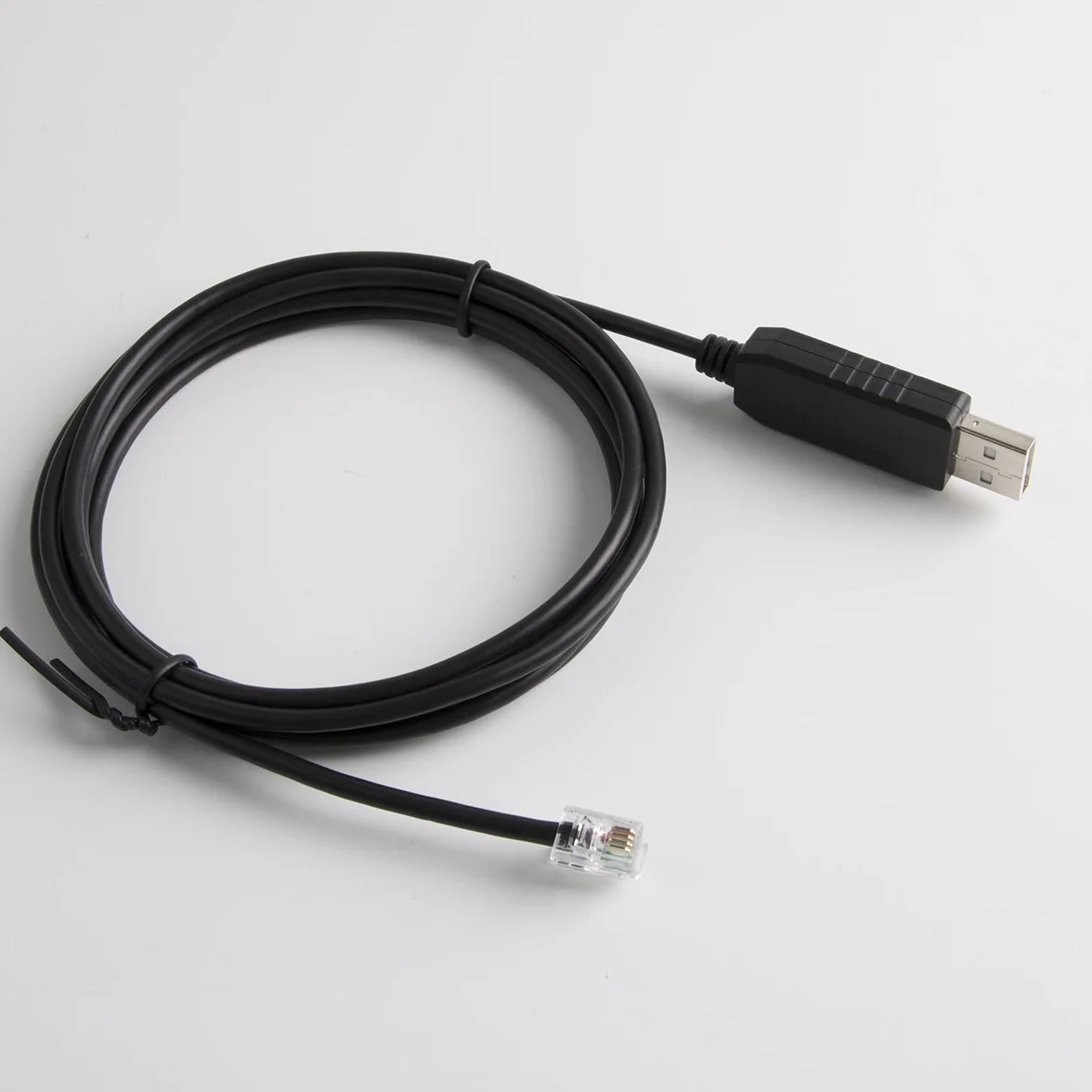 Ioptron Câble de commande de télescope USB RS232 RJ9 pour console équatoriale Mise à niveau Ligne de codage Ieq30pro Longueur : 1 m