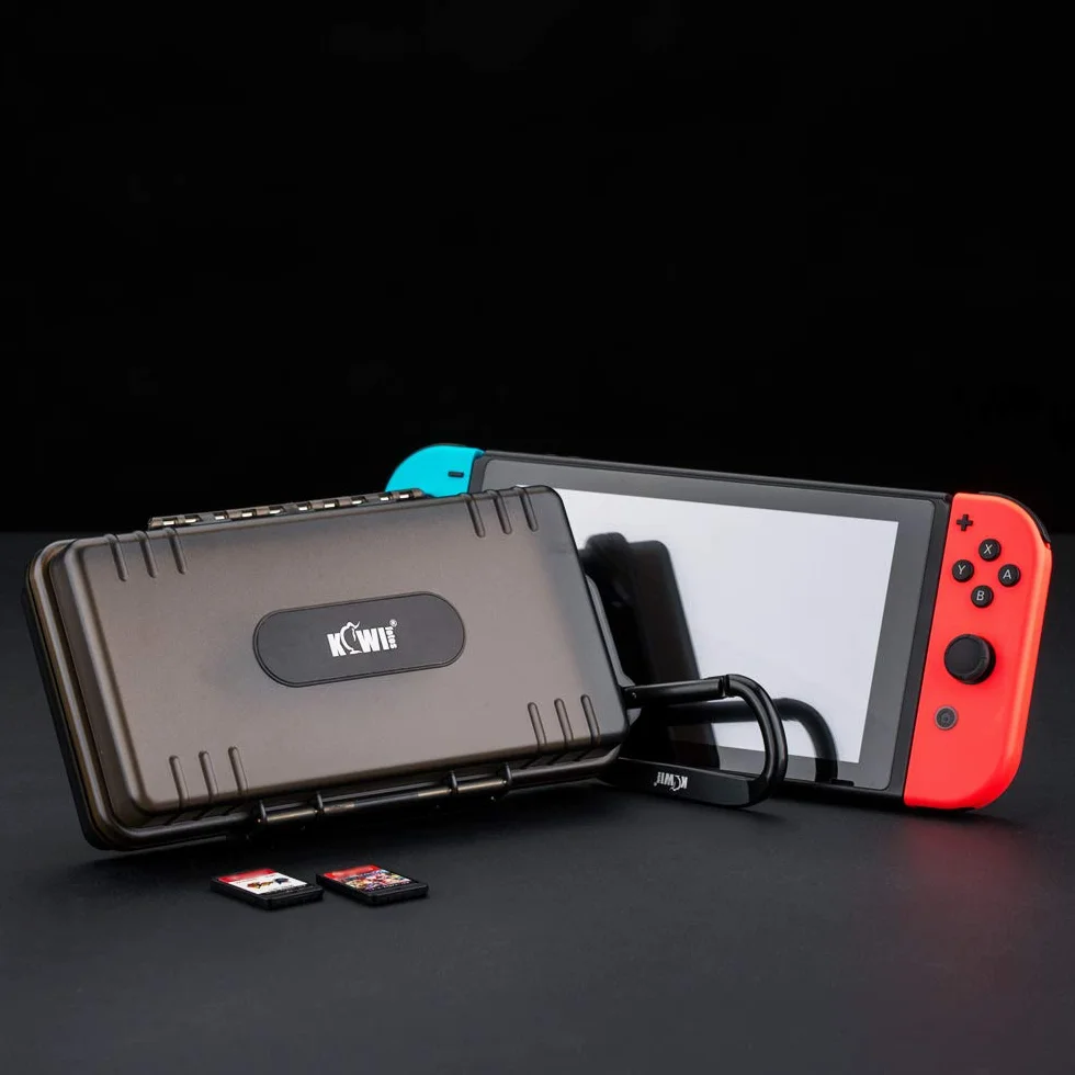 KIWIfotos Étui pour Carte mémoire 40 emplacements résistant à l'eau pour 40 Cartes SD SDXC SDHC/NS (Nintendo Switch) /Sony PSV PS Vita, Carte SD