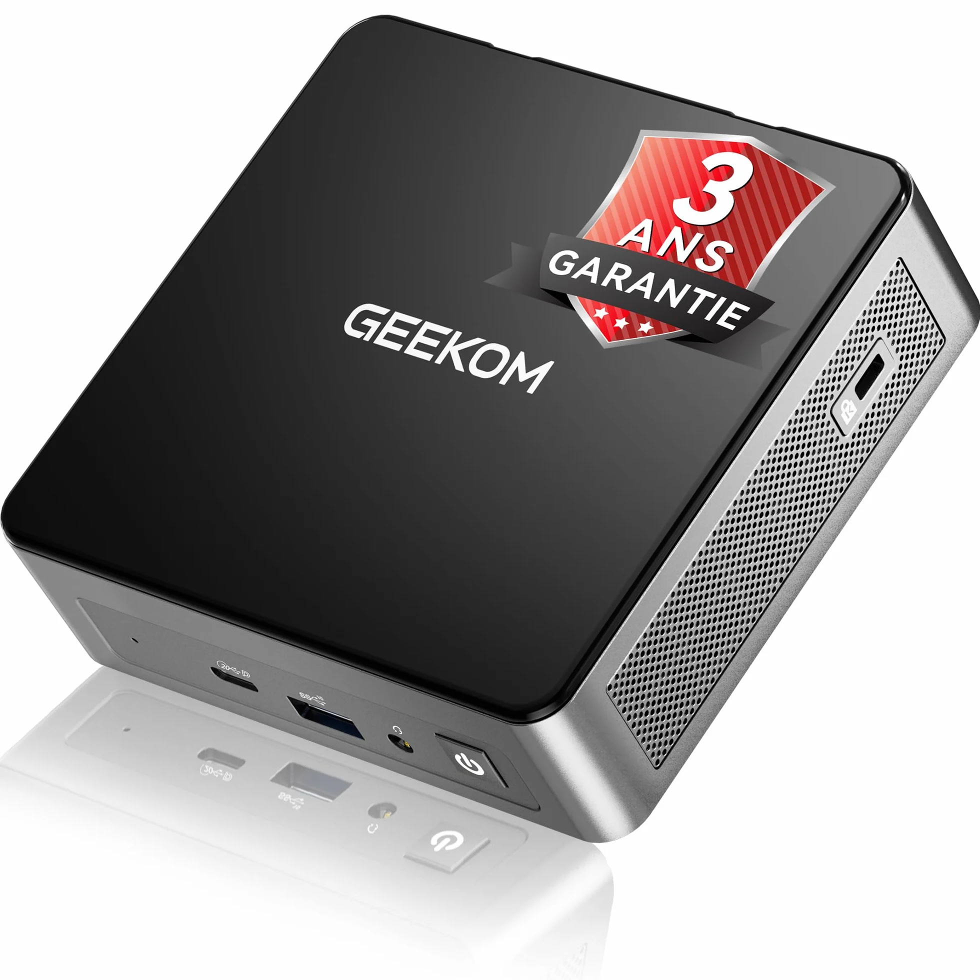 GEEKOM Air12 Business Mini PC Intel Pentium Gold 7505, 8Go RAM, SSD 256Go