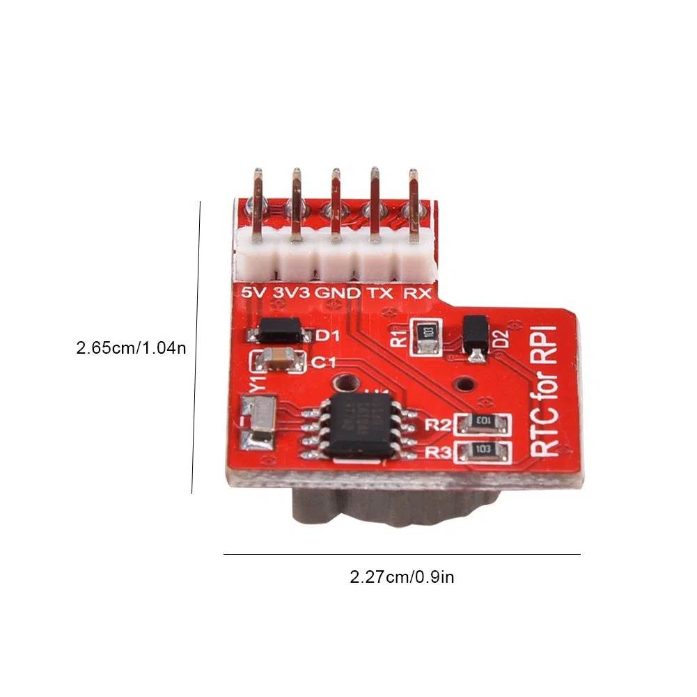 Topiky Module de mémoire d'horloge Temps réel RTC de précision Module DS1307 Module d'horloge de Temps précis pour 3/2 Modèle B