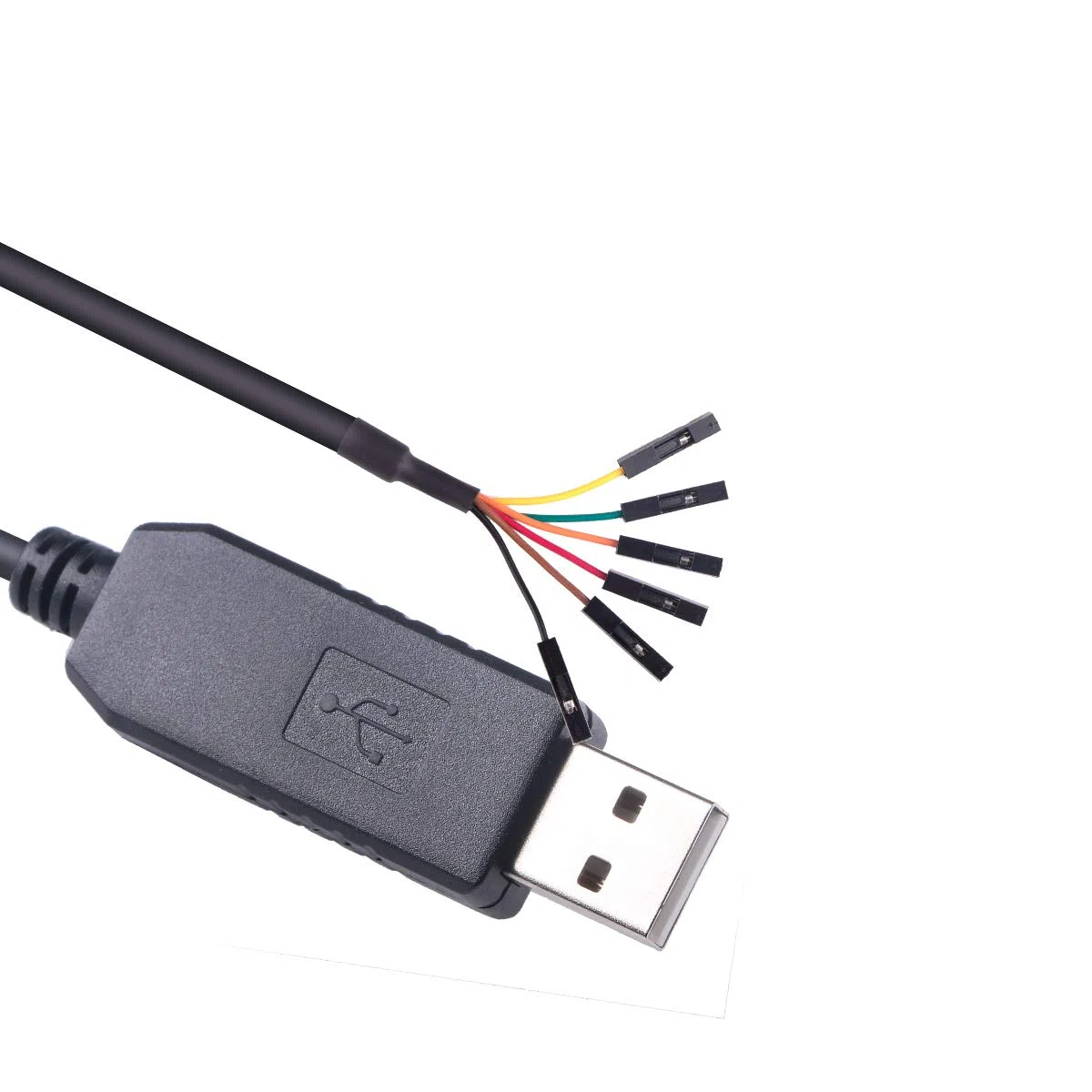 USB vers TTL 5v Logique Niveau 6 broches 1'' Dupont femelle En-tête de débogage Console Série Câble FTDI Puce (Niveau logique 5,0V, 6 broches 2,54 mm Header Dupont unique)