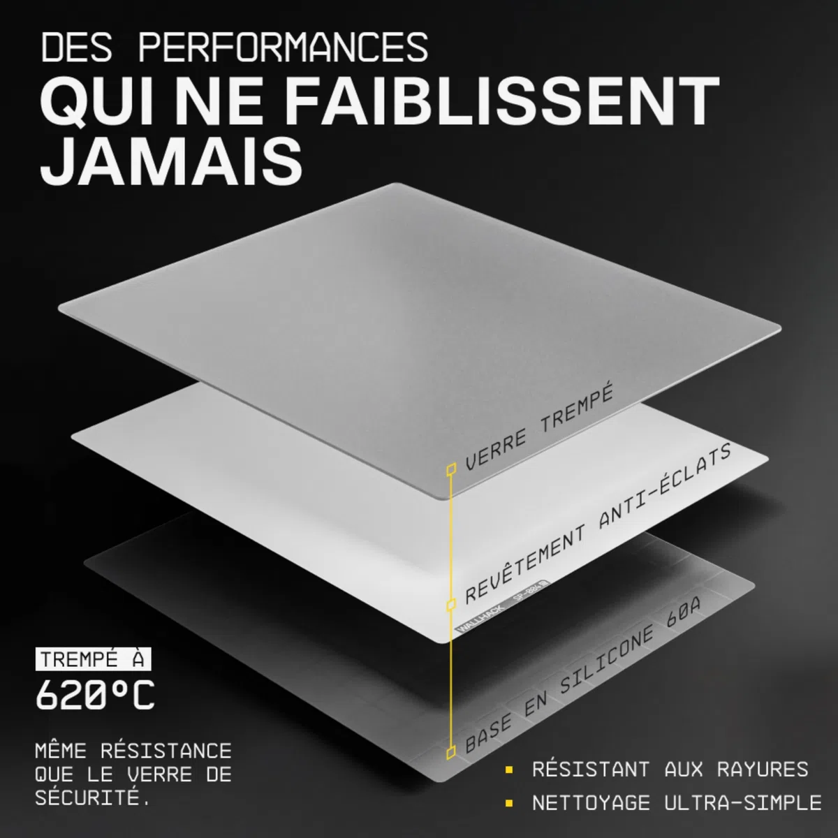 Wallhack 4.0 Tapis de Souris Gaming en Verre - Tapis de Souris Pro-Esport avec Surface Spécialisée pour la Vitesse et Le Contrôle avec Base en Silicone Intégrale - (SkyPAD Blanc, XL 43 cm x 49 cm)