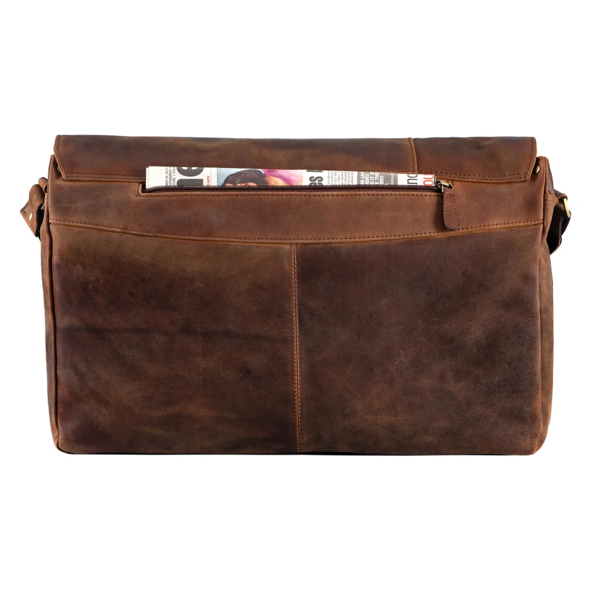 STILORD Maximus Sac XXL en Cuir - Grand Sacoche pour Ordinateurs 17, 18, 19 et 21 Pouces - Porte-Documents, Cartable et Sac Bandoulière en Cuir Véritable Couleur:Marron - foncé pâle