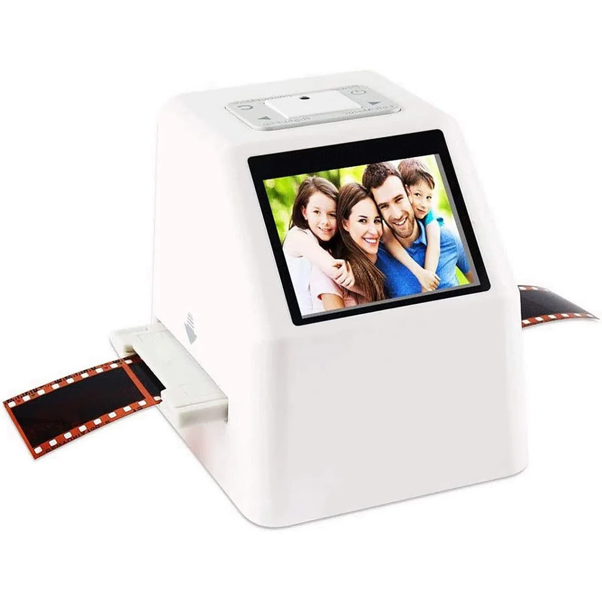 Scanner De Films Négatifs, Scanner De Films Et De Diapositives Numériques, Écran LCD 2,4", Convertit 135 110 126 Et Super 8 Films/Diapositives/négatifs en Photos Numériques JPEG