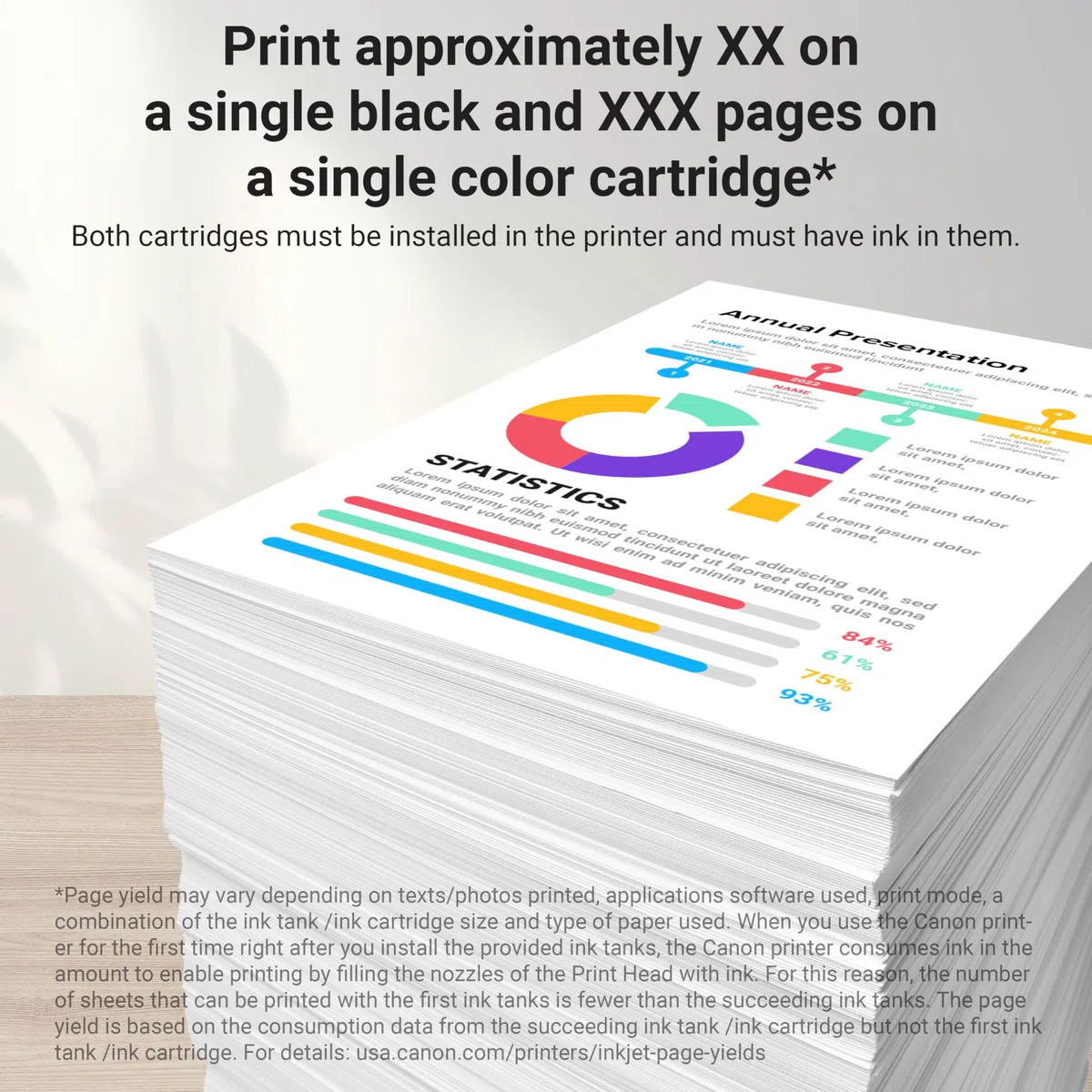 Canon Encre PFI-300 Lucia Pro, 10 Cartouches d'Encre Réservoirs, Compatible avec Imprimante imagePROGRAF PRO-300, Multicolore, Standard (4192C007)