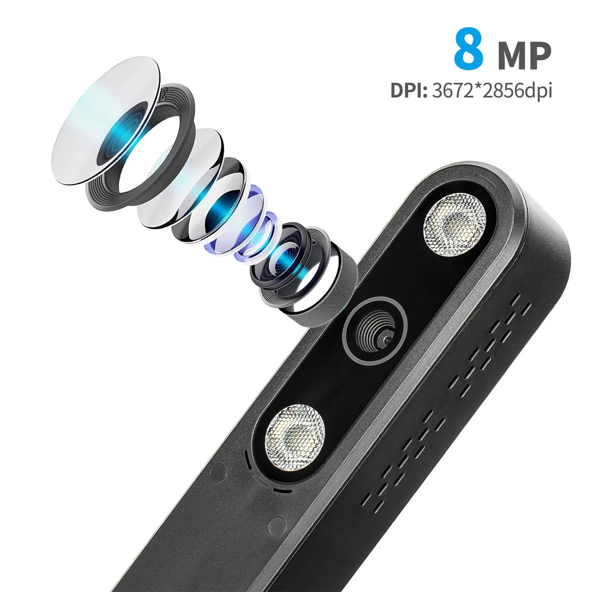 Caméra À Documents pour Livres, Scanner Portable avec Fonction OCR