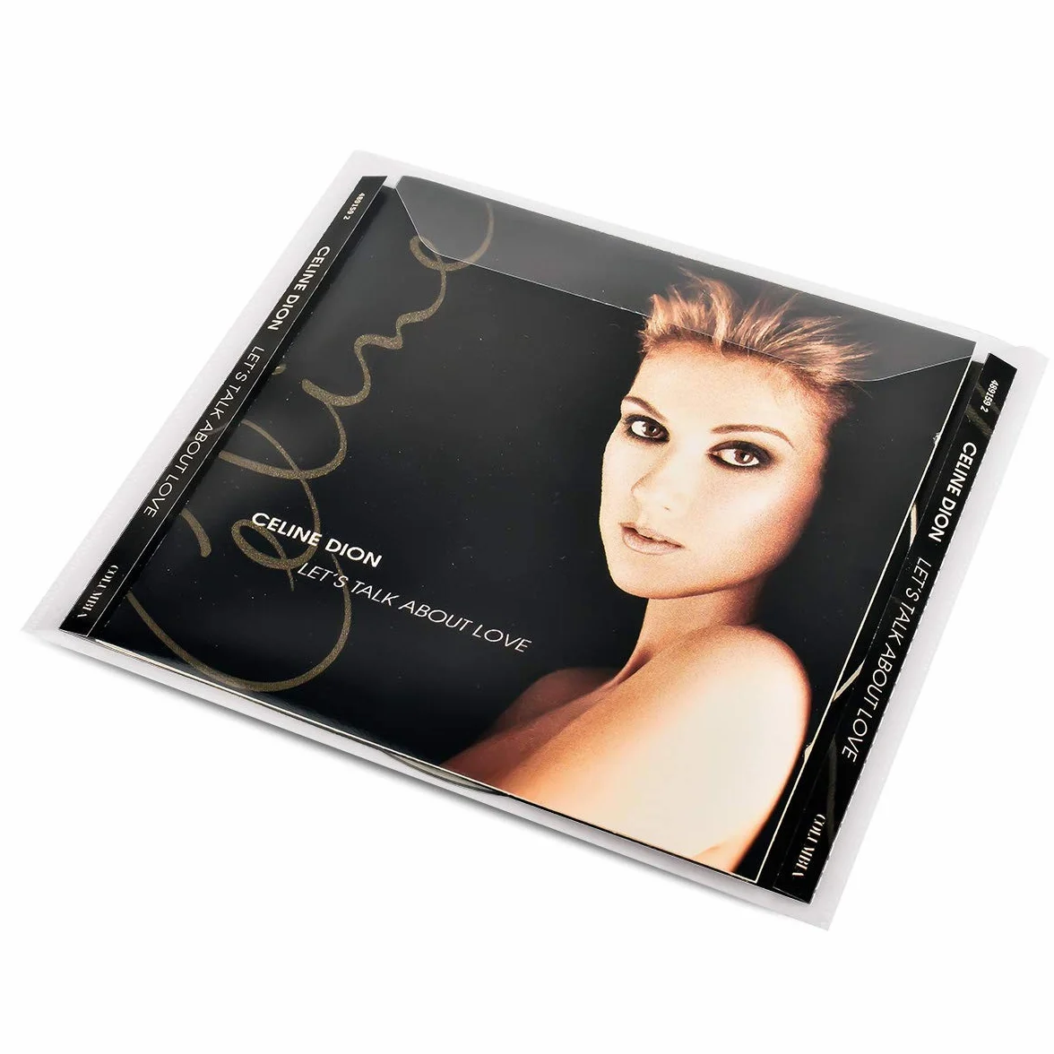 Djois made by 3L Pochette CD Transparente Non Perforée à Rabat pour Ranger Disques et Jaquettes - 100 pcs - 10292