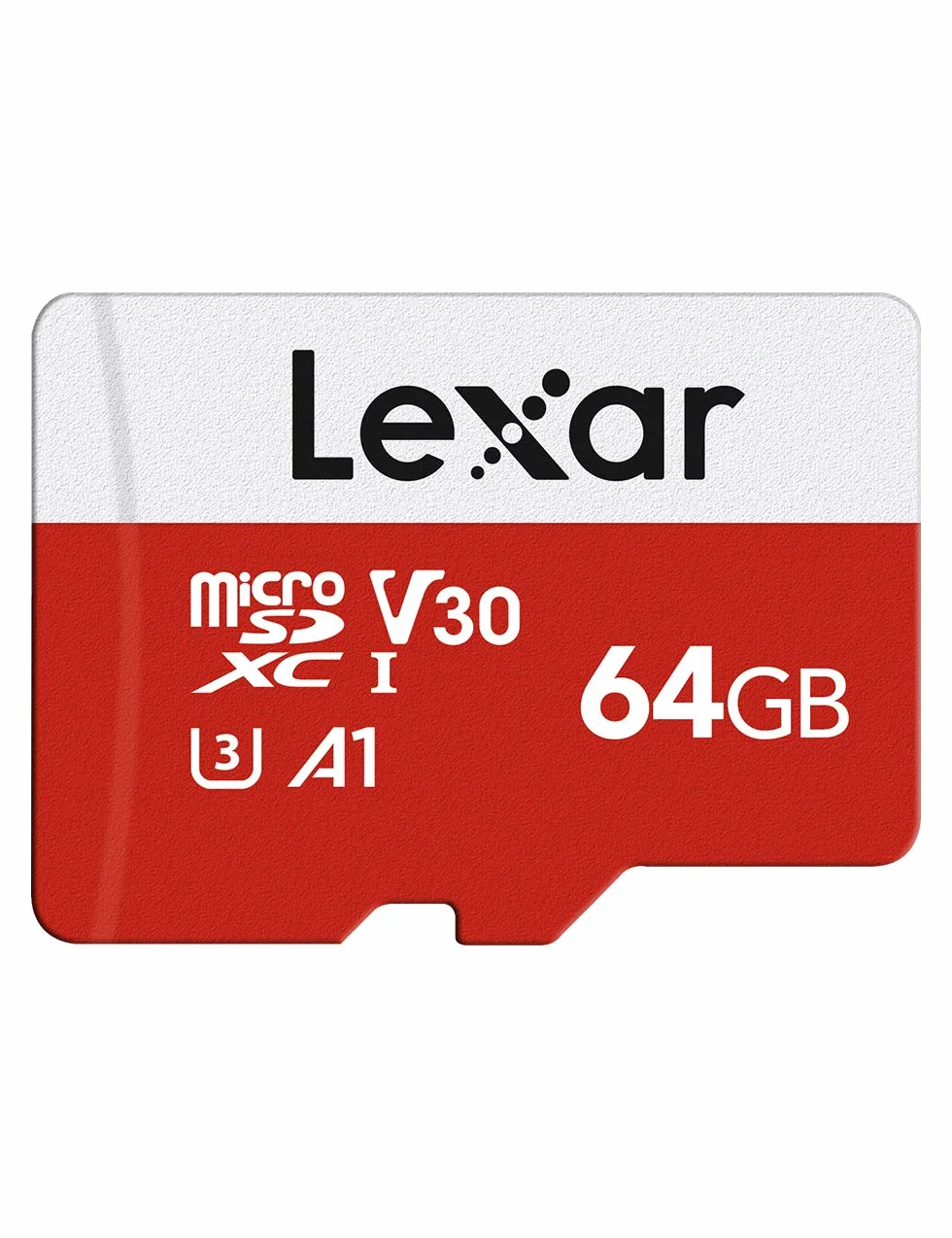 Lexar Carte Micro SD 64 Go, Microsdxc TF 100 Mo/s A1 U3 C10 V30 pour Caméra Téléphone Switch
