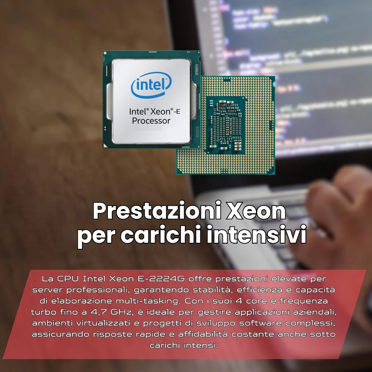 Lenovo ThinkSystem ST50 Serveur tour reconditionné, Intel Xeon E-2224G 4 cœurs 3,5/4,7 GHz LGA1151, 16 Go DDR4 ECC, 4 baies, sans disque dur sans OS