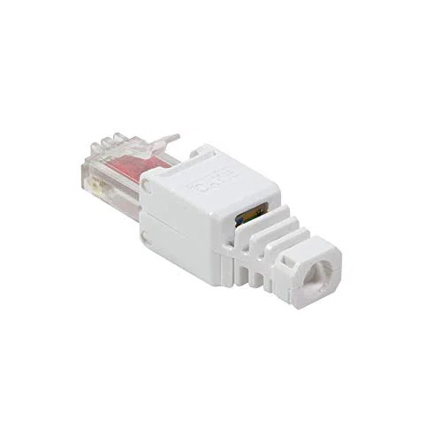 10x Connecteur de sertissage sans Outil Cat 6 UTP RJ45 Fiche réseau pour câble de Brassage jusqu'à 6,3 mm.