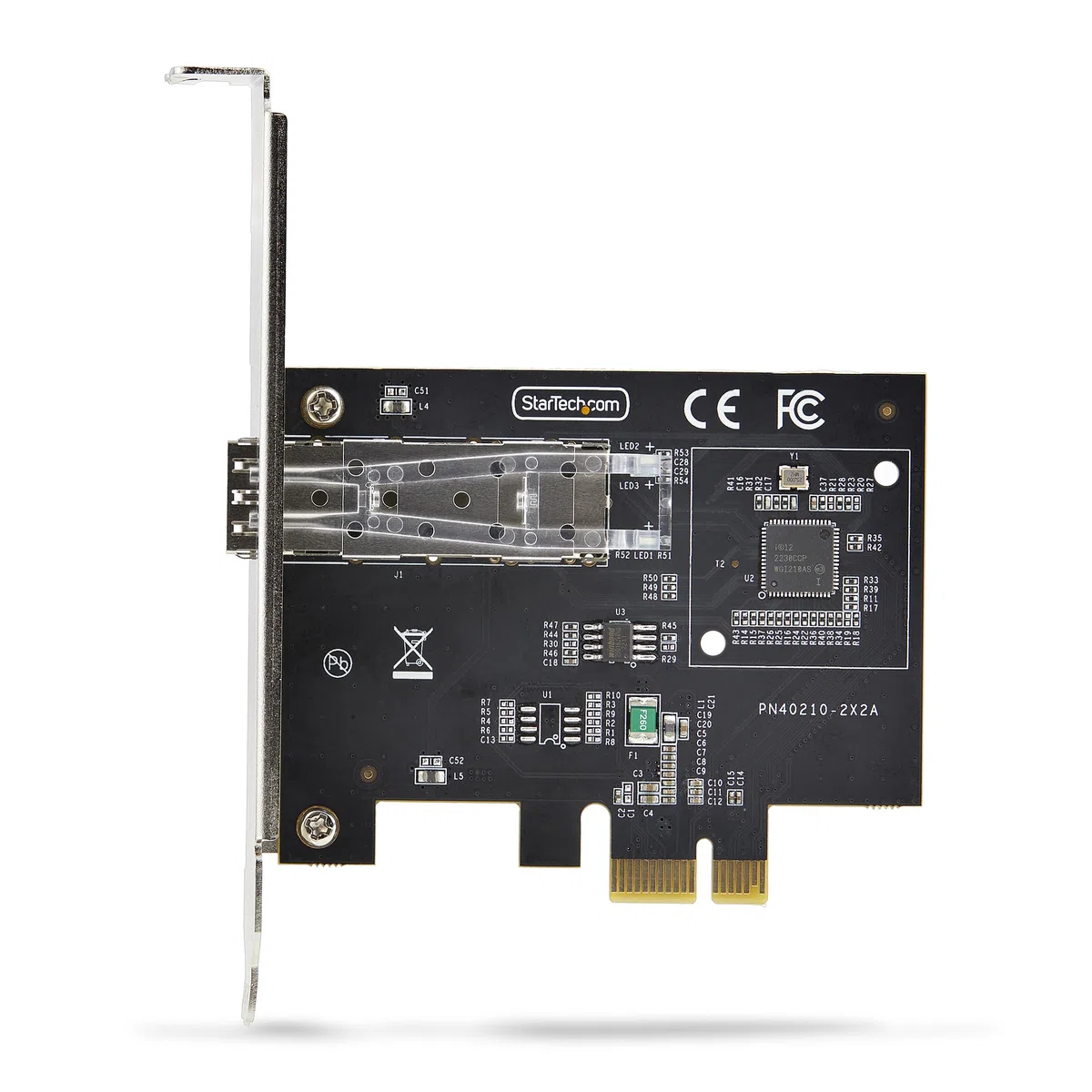 StarTech Carte Réseau GbE SFP à 1 Port, Intel I210-IS, Cuivre/Fibre