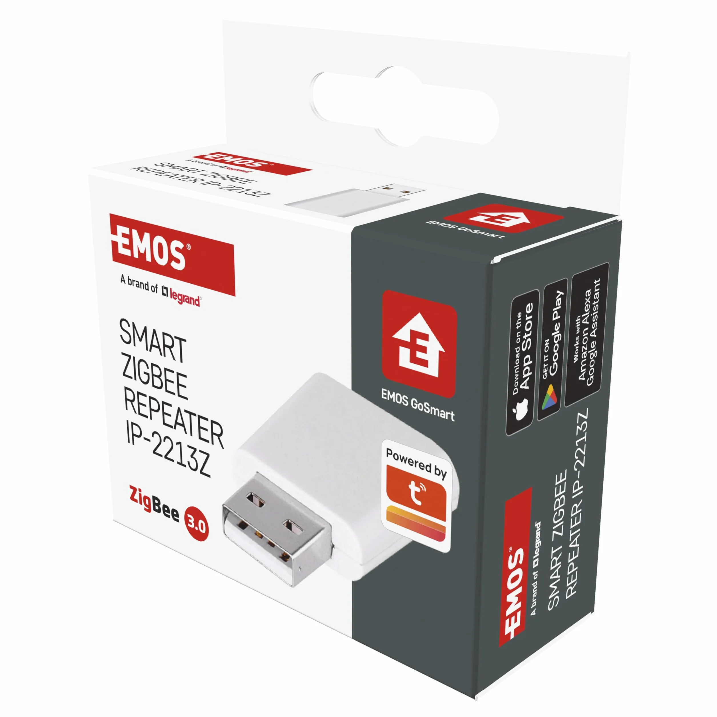 EMOS GoSmart Mini Amplificateur de Signal ZigBee Smart Home USB 3.0 Compatible avec Tuya, Smart Life, Hub ZigBee Requis