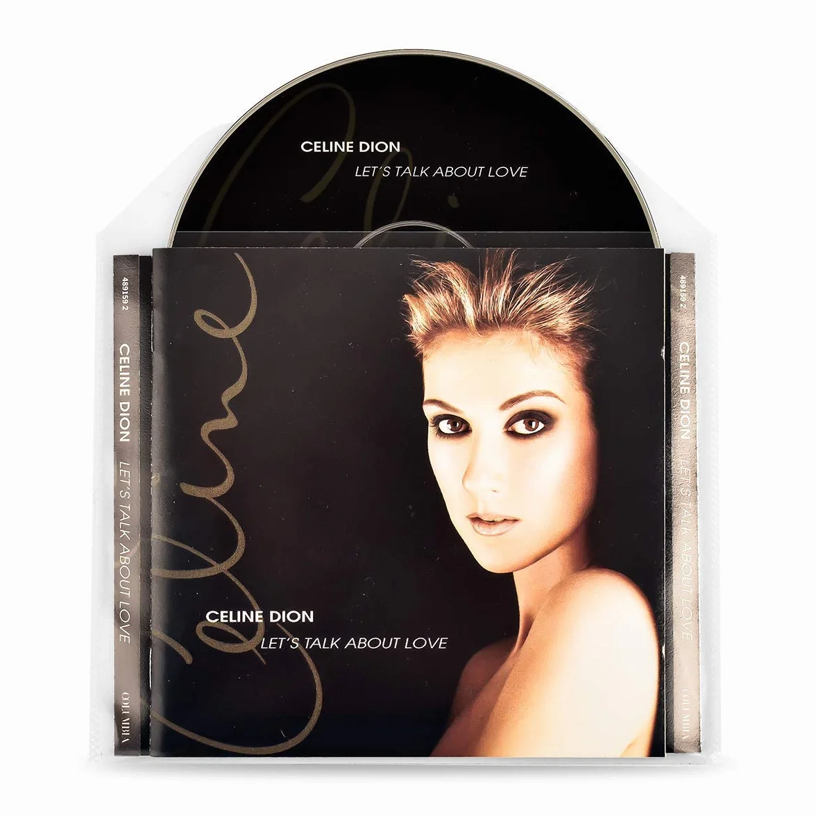 Djois made by 3L Pochette CD Transparente Non Perforée à Rabat pour Ranger Disques et Jaquettes - 100 pcs - 10292