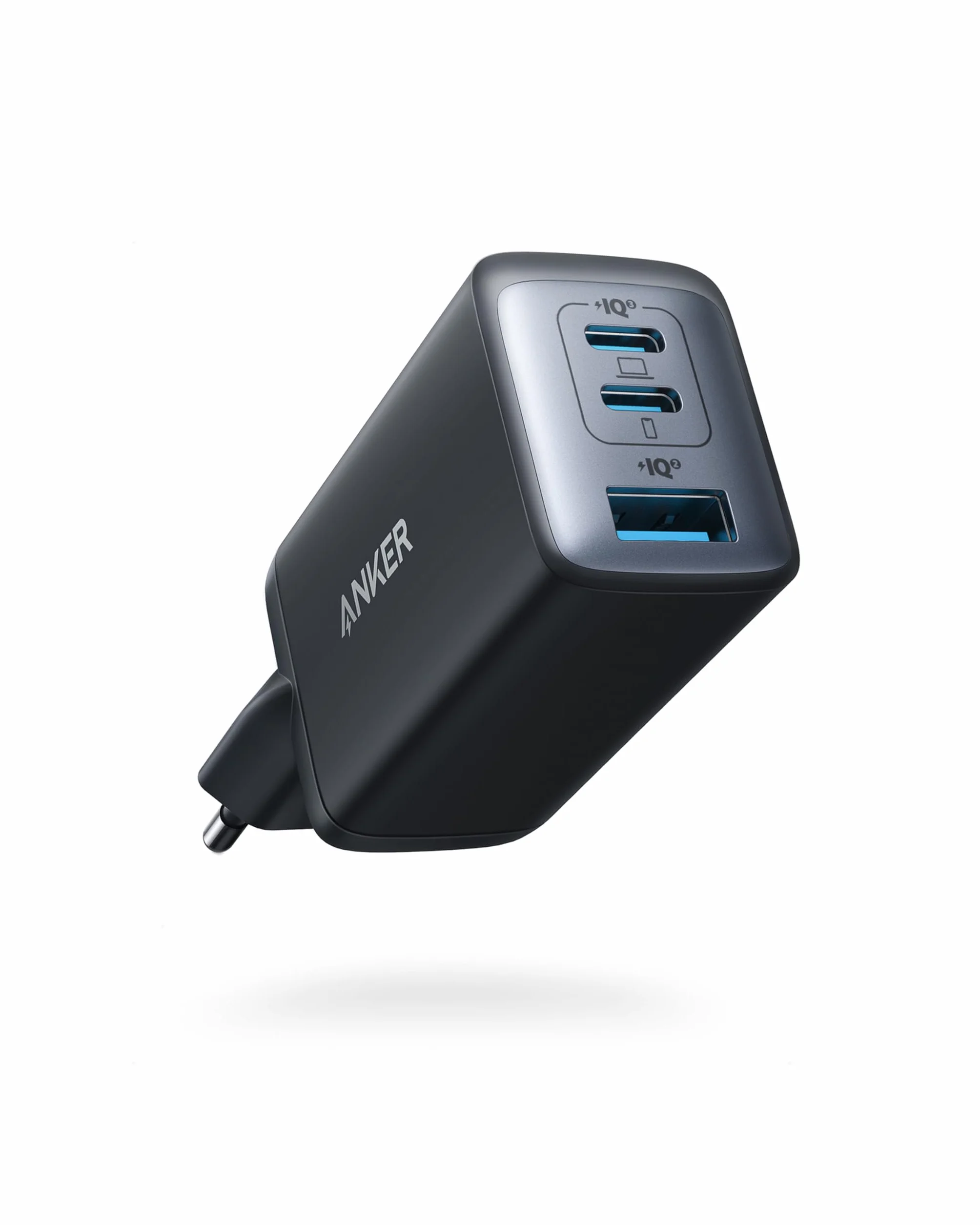 Anker Chargeur USB C Nano II 65 W Station 3 Ports PPS Rapide Bloc d'alimentation Compact