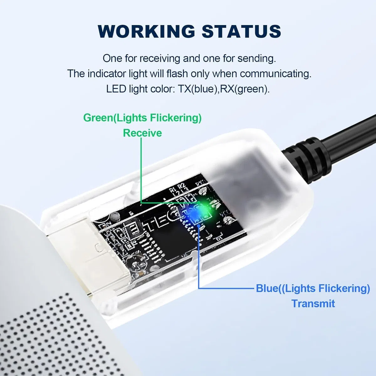 DTECH Adaptateur USB vers TTL 3,3 V 4 broches USB vers UART câble de débogage puce prolific indicateurs LED PL2303 IC convertisseur série sortie 3,3 V pour Windows 11 10 8 7 XP Mac Linux Programmation