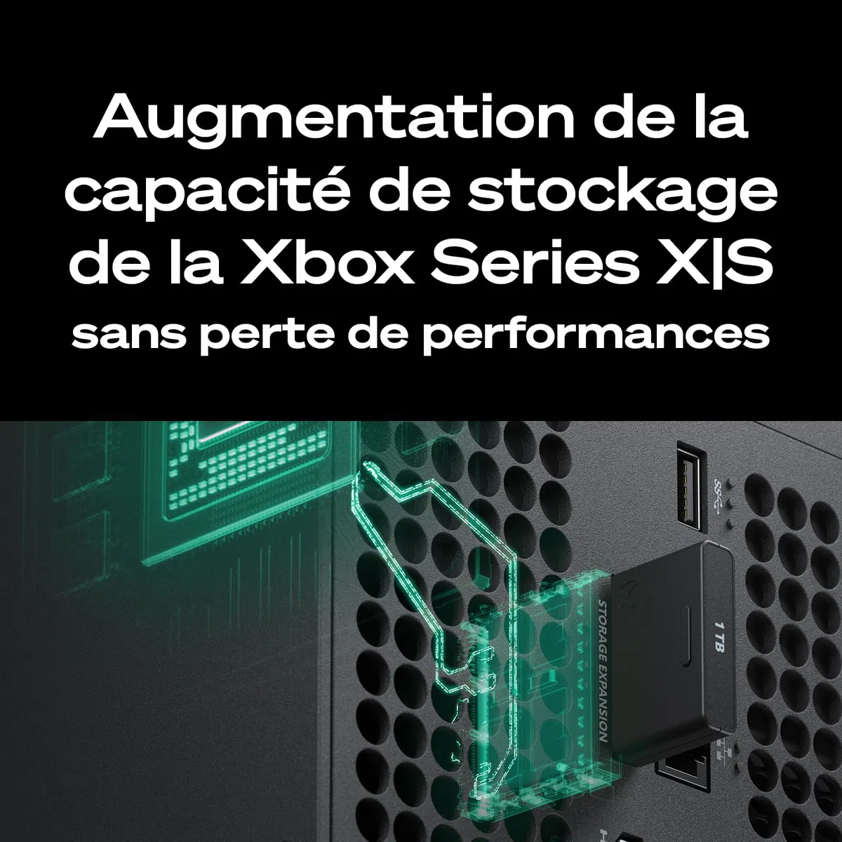 Seagate 1ToCarte d'Extension Xbox | PCIe Gen4 NVMe (STJR1000400)