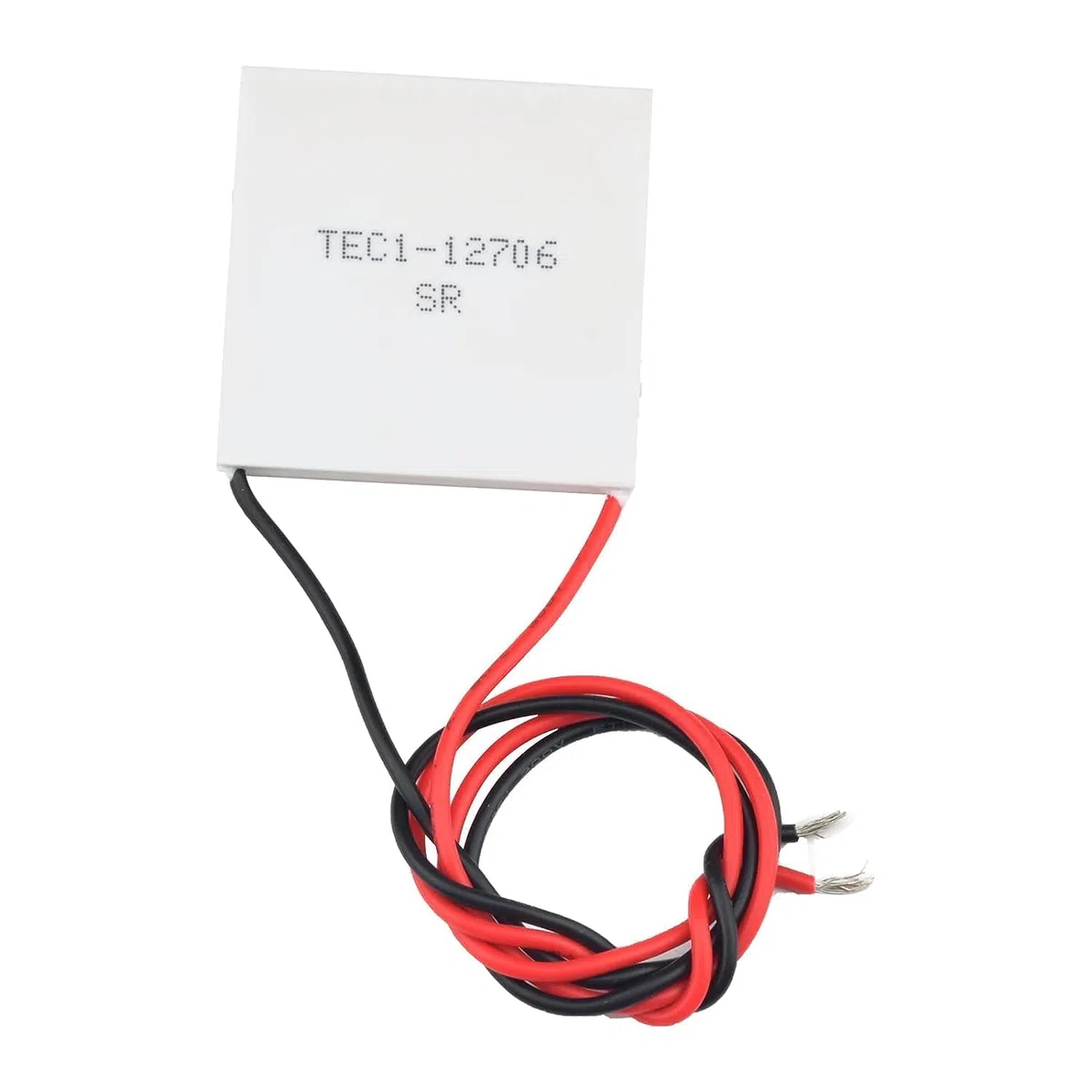 2 pièces TEC1-12706 Module de refroidissement Peltier Tablettes de réfrigération à semi-conducteurs avec kit de refroidissement thermoélectrique pour dissipateur thermique à pâte thermique 5g