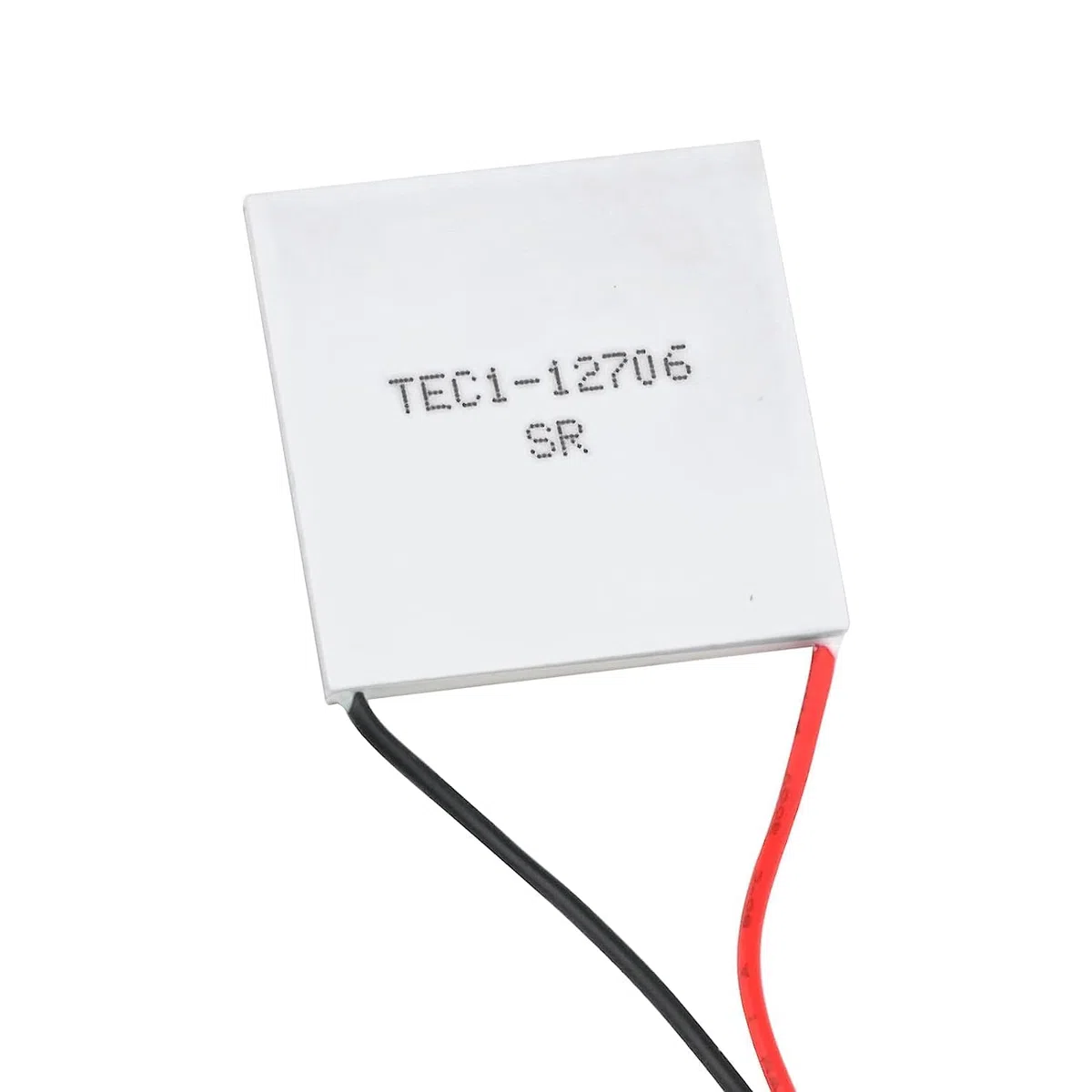 2 pièces TEC1-12706 Module de refroidissement Peltier Tablettes de réfrigération à semi-conducteurs avec kit de refroidissement thermoélectrique pour dissipateur thermique à pâte thermique 5g