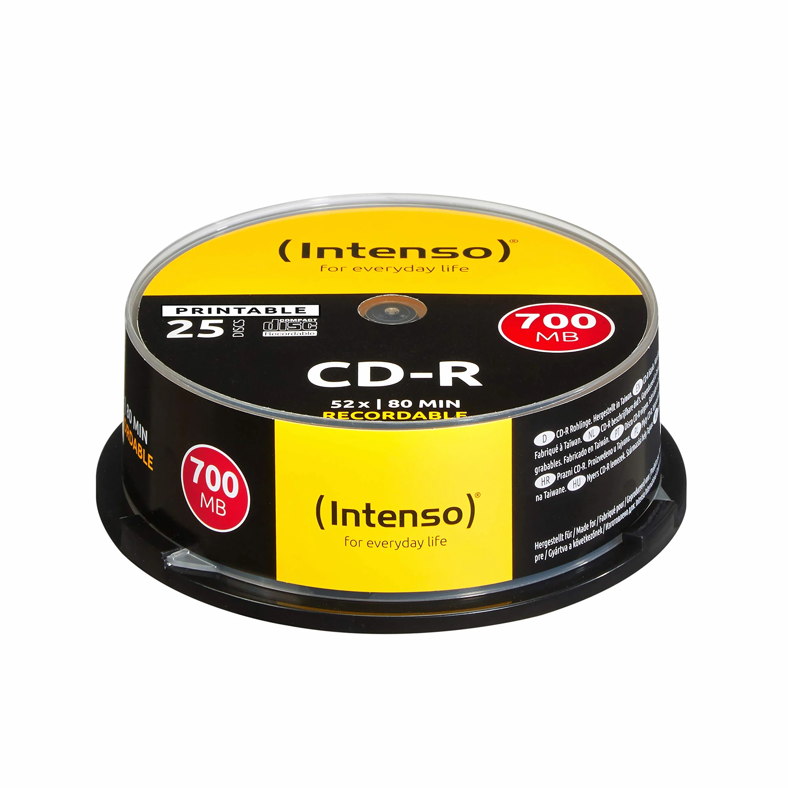 Intenso CD-R Imprimable 1801124 52x 700 MB 25 pcs