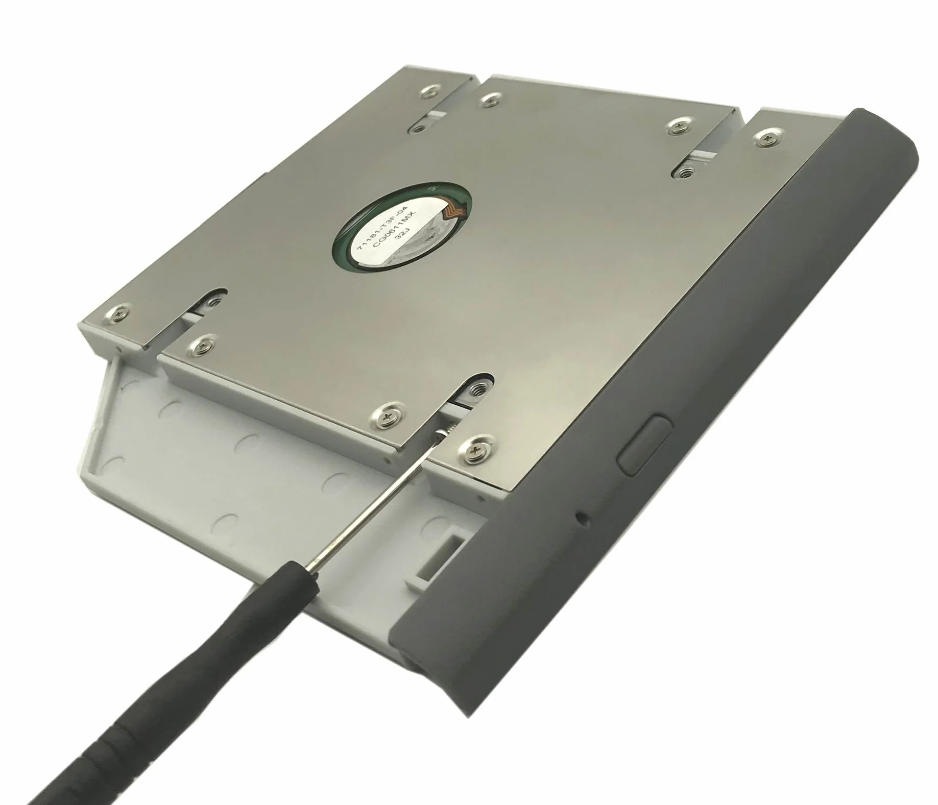 2nd HDD SSD Caddy pour Lenovo Ideapad 320 330 520 avec façade Gris