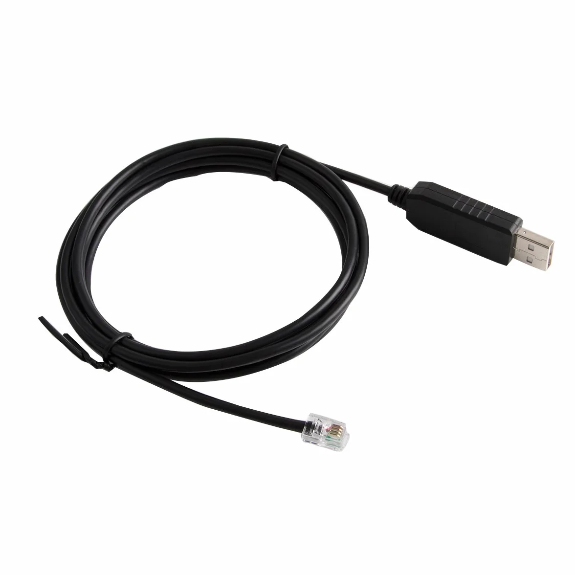 Ioptron Câble de commande de télescope USB RS232 RJ9 pour console équatoriale Mise à niveau Ligne de codage Ieq30pro Longueur : 1 m