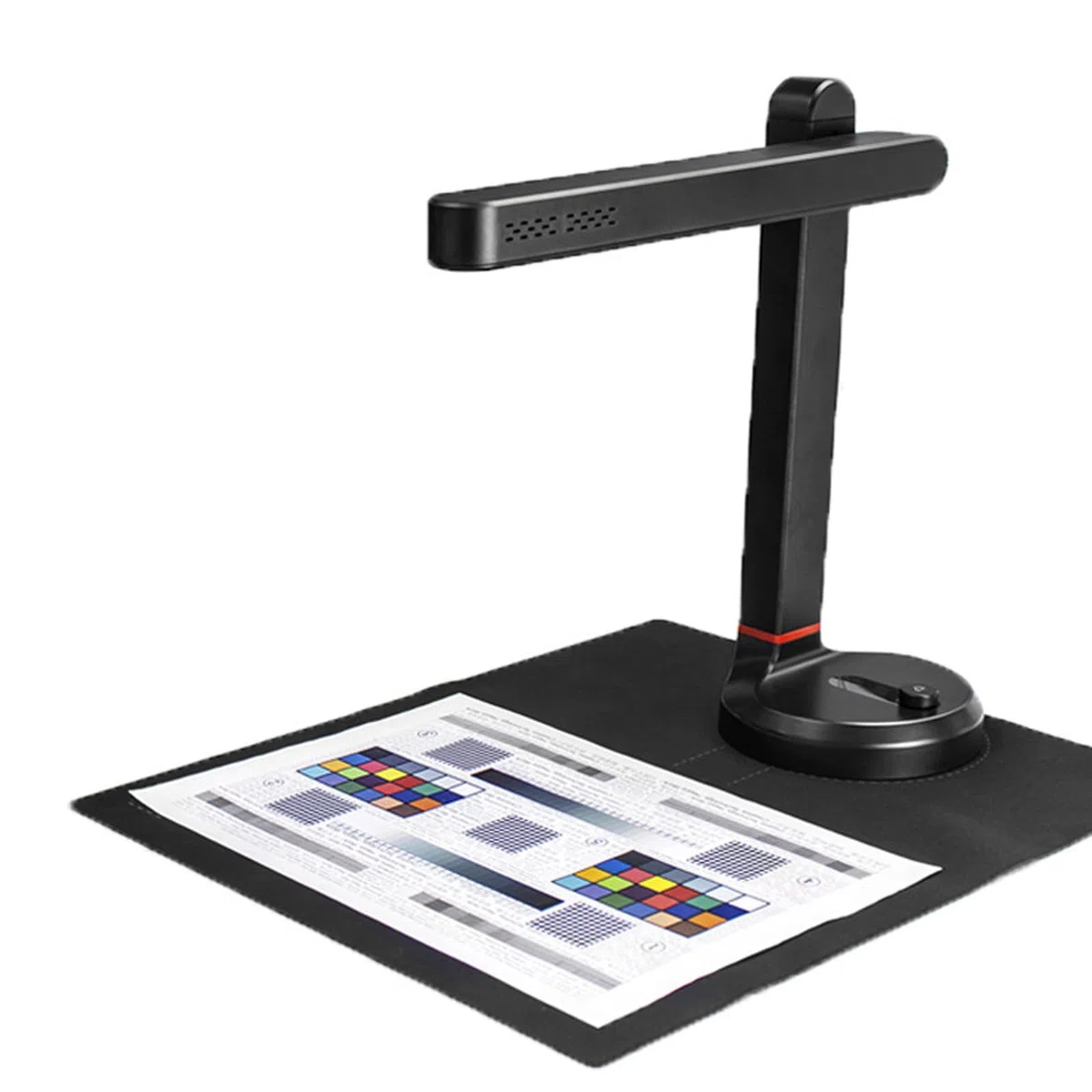 Scanner de documents pliable avec caméra haute résolution et OCR multilingue pour numérisation efficace des documents et formation en réunion