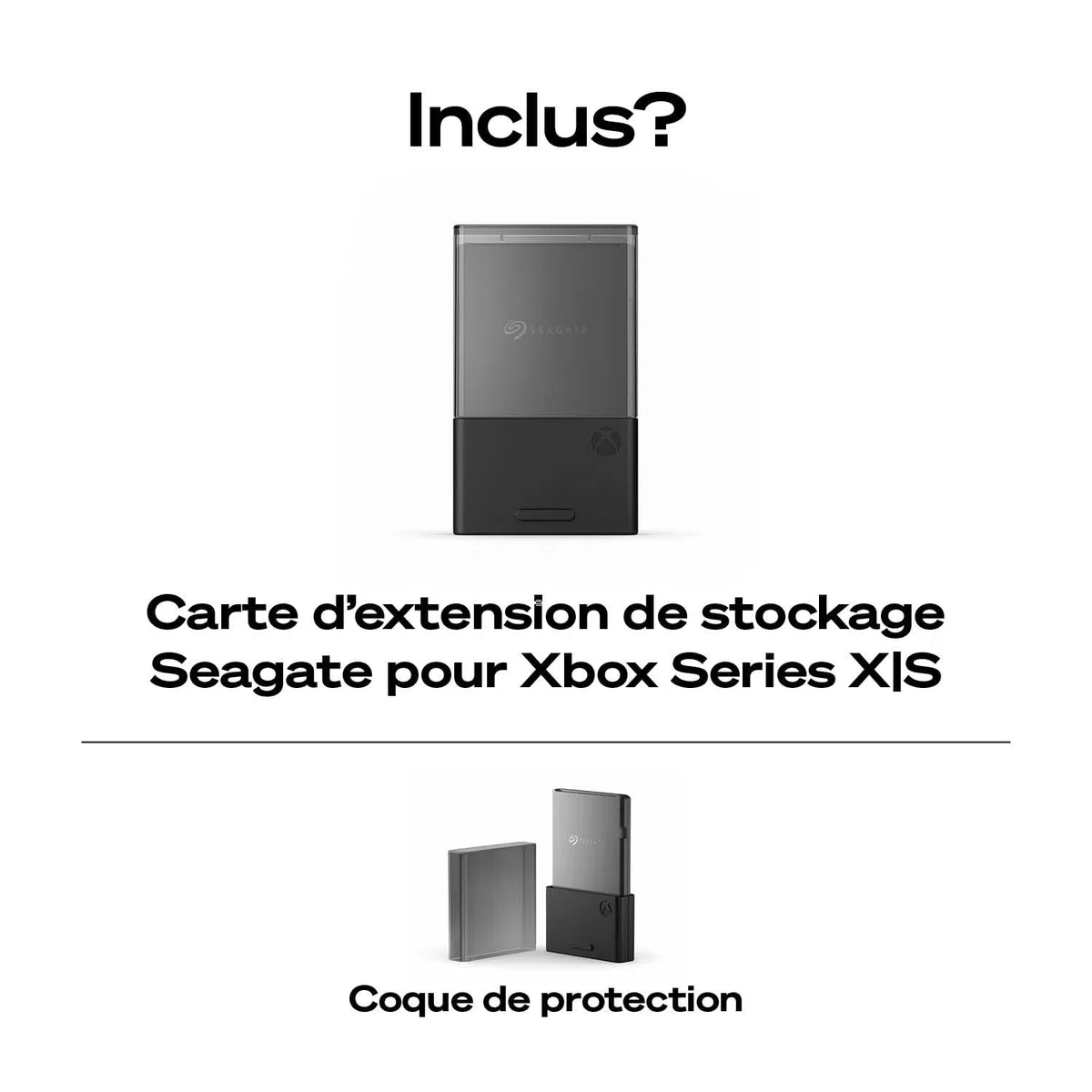Seagate 1ToCarte d'Extension Xbox | PCIe Gen4 NVMe (STJR1000400)