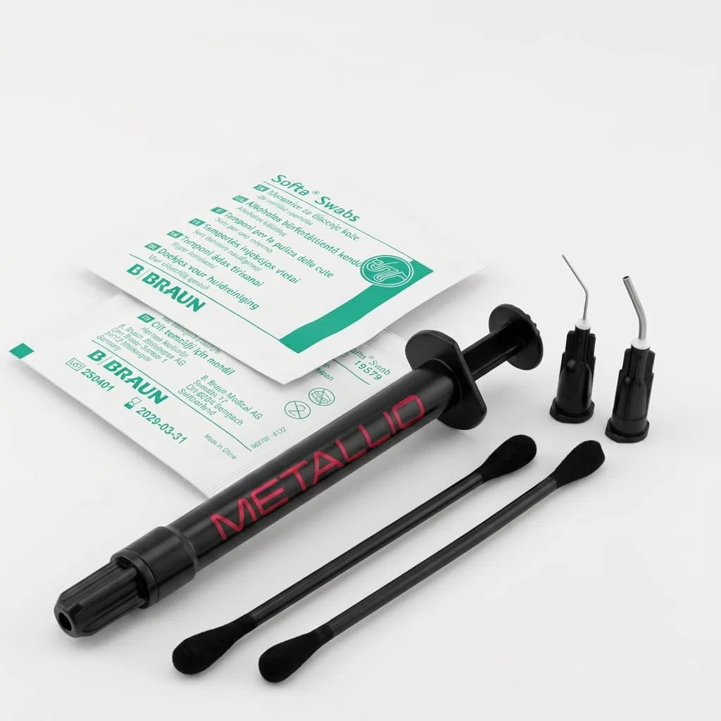 METALLIQ Performance Bundle - 1 g de métal liquide + 3 g de pâte thermique ultra pour processeur GPU PS5 Gaming & Service Set