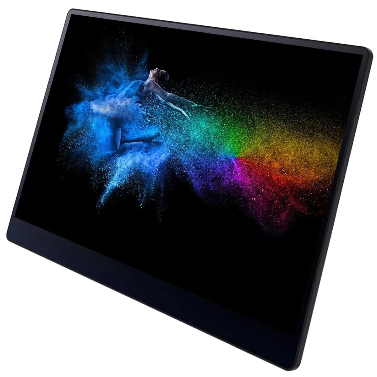 Moniteur Portable RICOH 150BW, écran Portable OLED 15,6 Pouces sans Fil, Double écran Wireless, Ultra-léger, rafraîchissement 60 Hz, Haut-parleurs intégrés x2