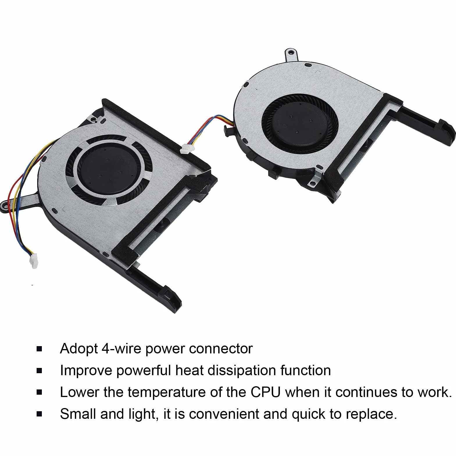 Ventilateurs de Refroidissement pour TUF FX505 FX505DD FX505ge FX505gm FX505DT FX705 FX95 FX705DD FX705DU FX505D, Ventilateurs de Refroidissement pour Ordinateur Portable,