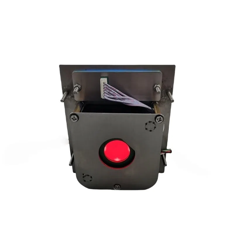 Souris trackball Industrielle rétroéclairée par LED en Acier Inoxydable, étanche et scellée, 36mm, avec Boule en résine(USB Interface)