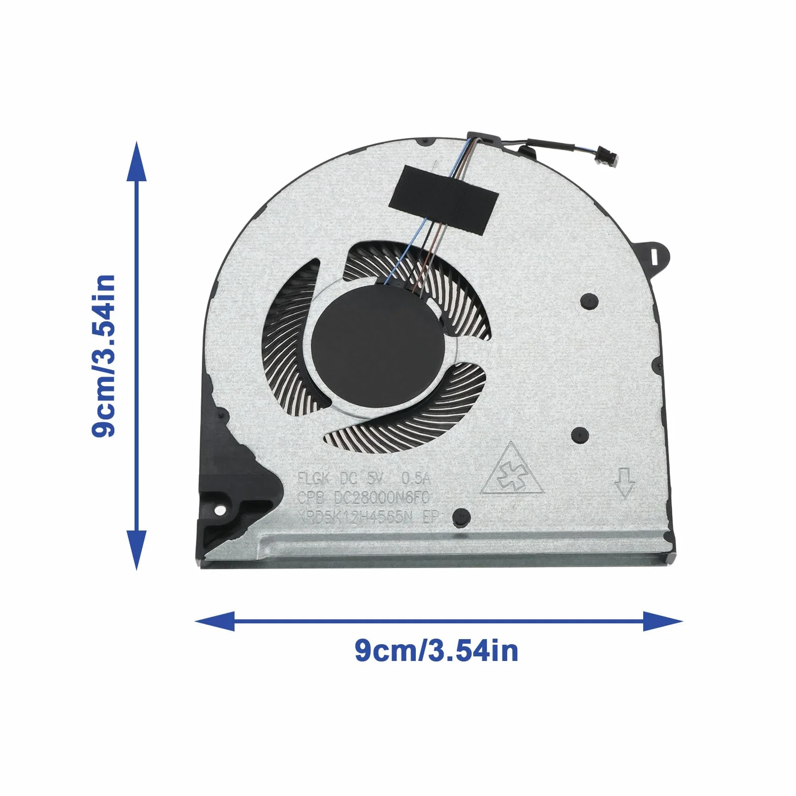 Ventilateur de Refroidissement pour Ordinateur Portable de Remplacement pour Ordinateur Portable L52034-001 Compatible avec HP 250 G8 G9 255 G8 255 G9