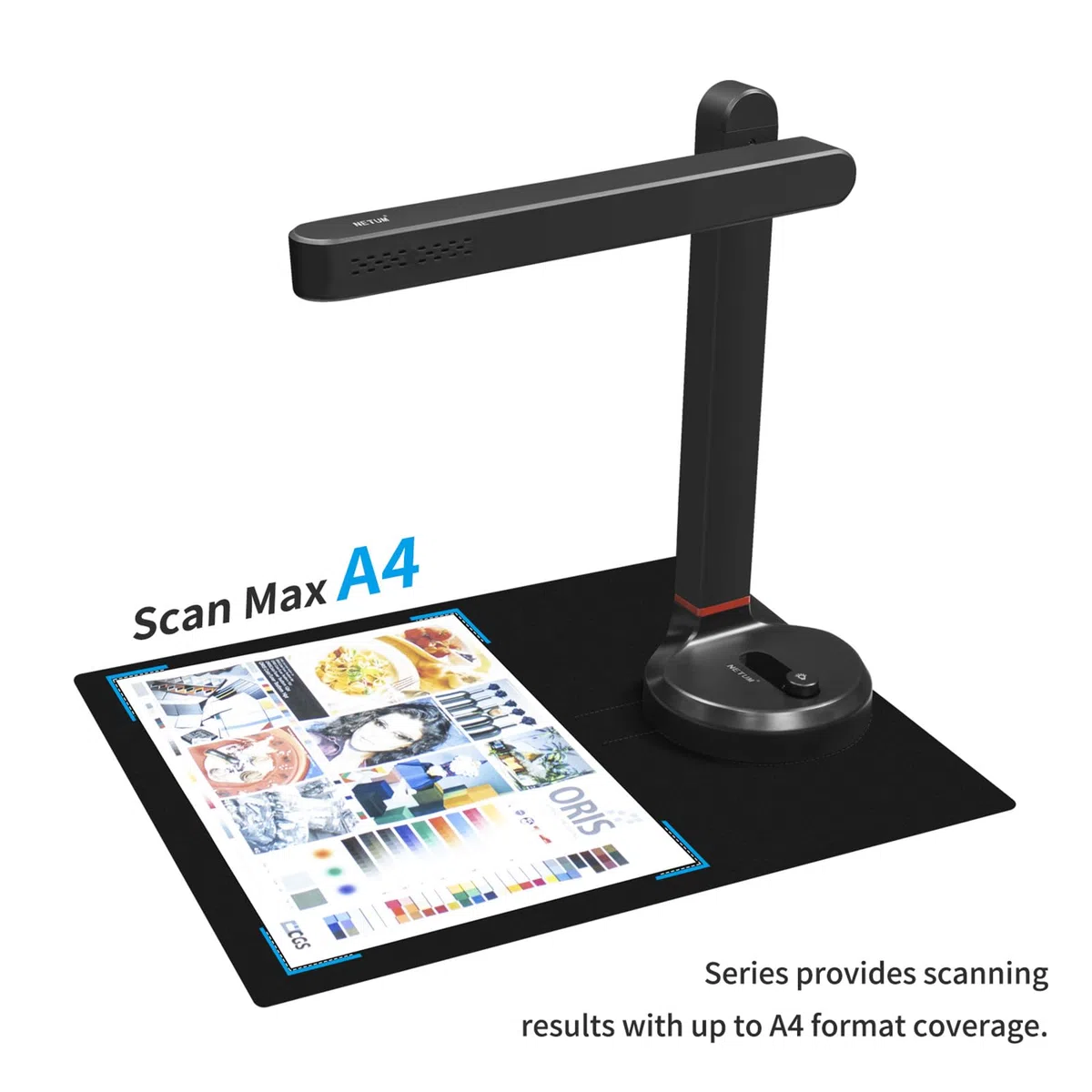 Caméra À Documents pour Livres, Scanner Portable avec Fonction OCR