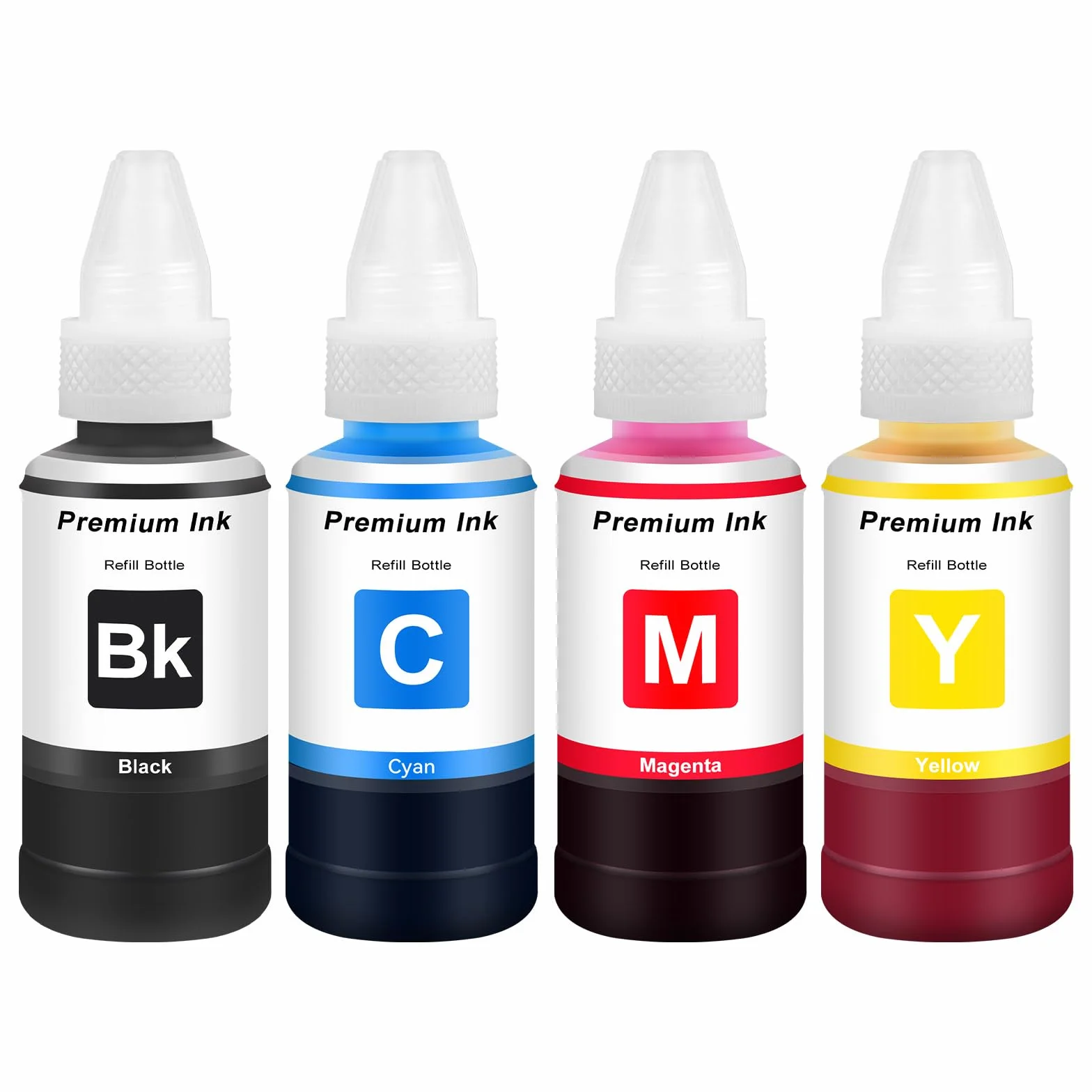 Compatible avec EPT664 Cartouche Encre pour EPT664 EPT6641 Bouteille d' Encre Couleurs 70mL Recharge pour Imprimante ET-2650 ET-2600 ET 2650 ET 2600 ET-2500 ET-2550 ET-3600 ET-4500 ET-4550 L355 L555