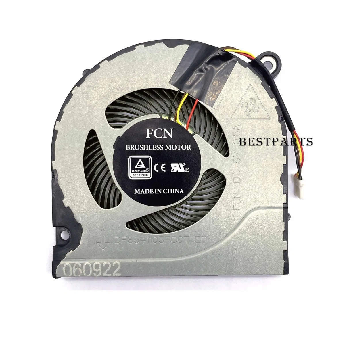 BestParts Nouveau ventilateur CPU + GPU de remplacement pour ordinateur portable de jeu ACER Nitro 5 (AN515-51) 15,6", P/N : DFS541105FC0T FJN1, ventilateur 5V (lot de 2)