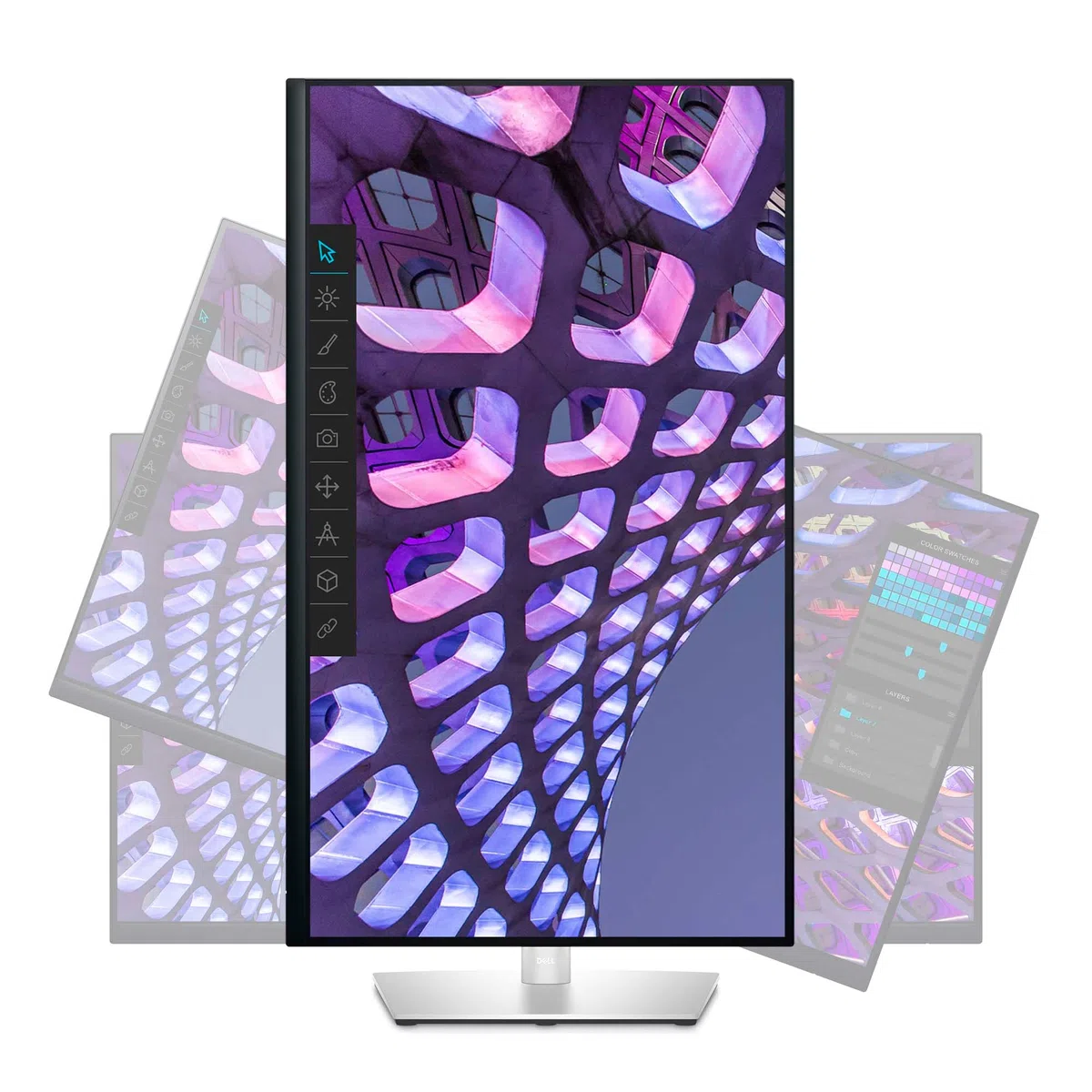 Dell P3223QE Écran LCD LED 4K UHD 31,5" 16:9 Conforme à la Norme TAA, Noir, Argent