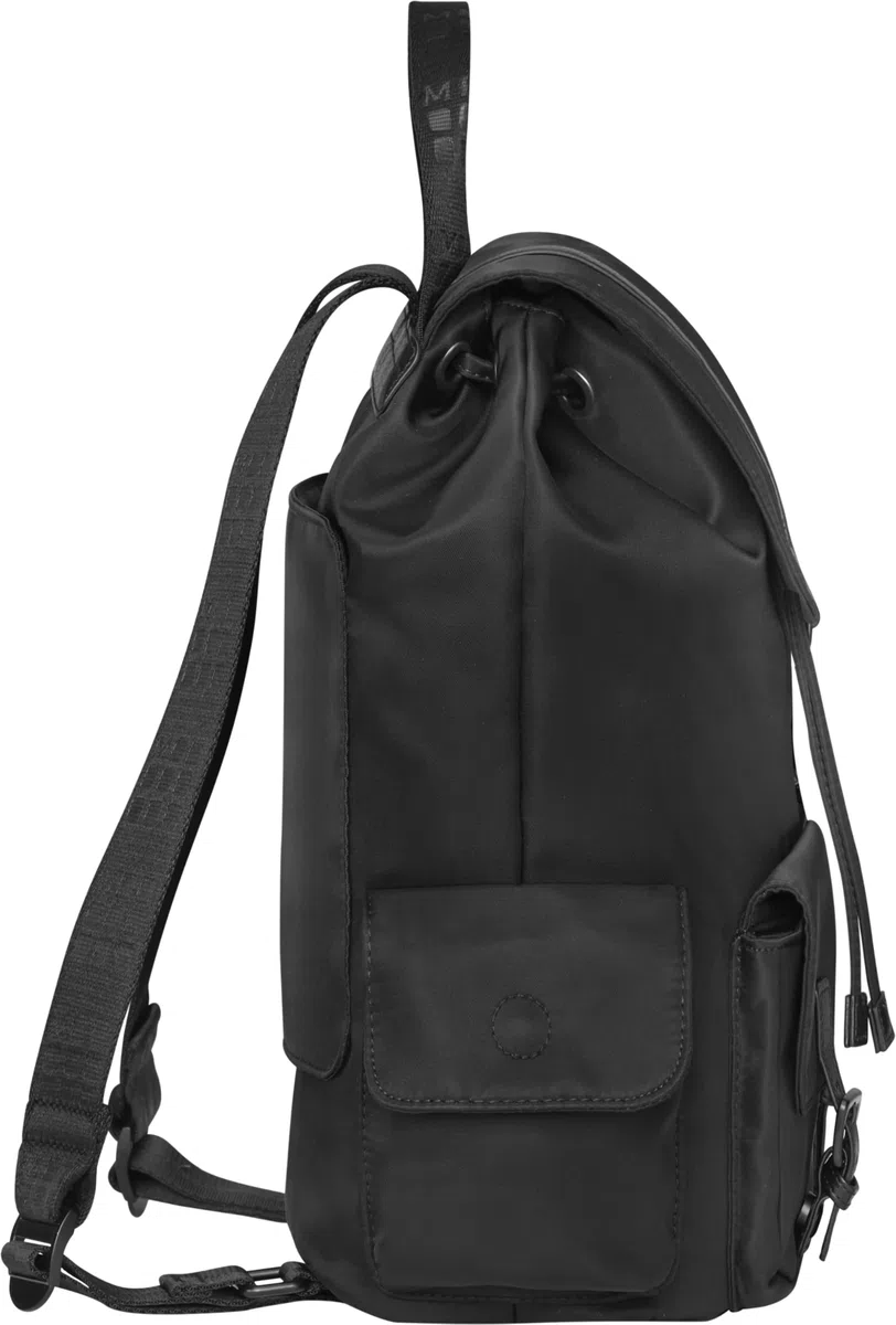 Moleskine Sac À Dos Moyen Collection Legendary, Sac À Dos Pour Travail et Université avec Housse Rembourrée Pour Appareils Électroniques en 100% Matériaux Recyclé, 39,5 x 39 x 15 cm, Noir