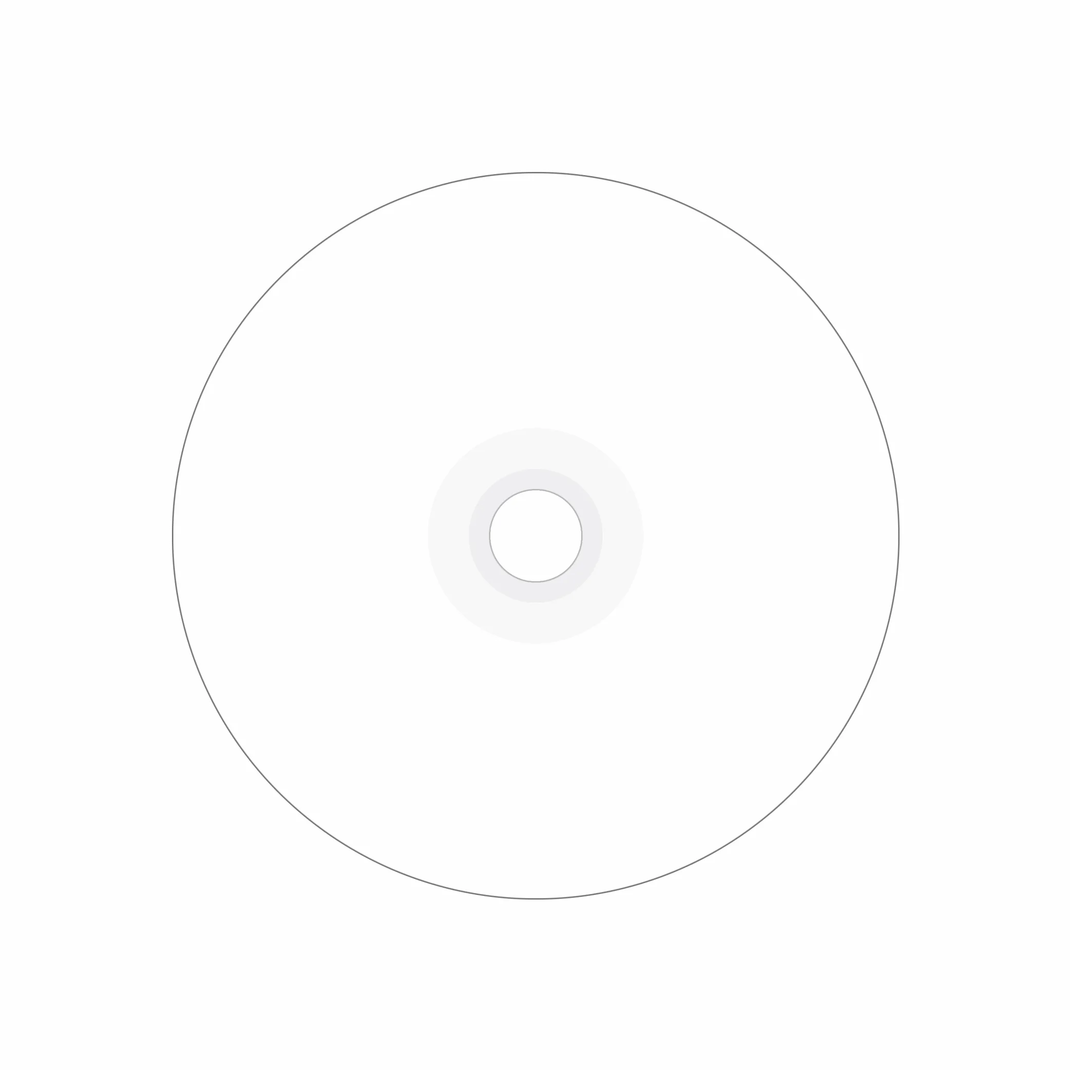 MediaRange CD-R Imprimable, Surface Noire, 52x, 25 pièces en boîte à gâteau