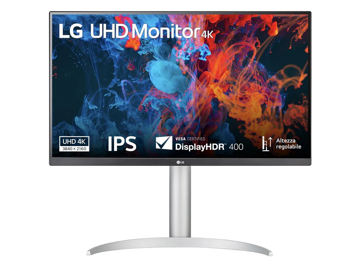 Lg 27up650K-W 68,4cm (27") 16:9 Ips Uhd Monitor Hdmi/dp 60hz 5ms Hdr [energieklasse F] (27up650K-W.aeu)
