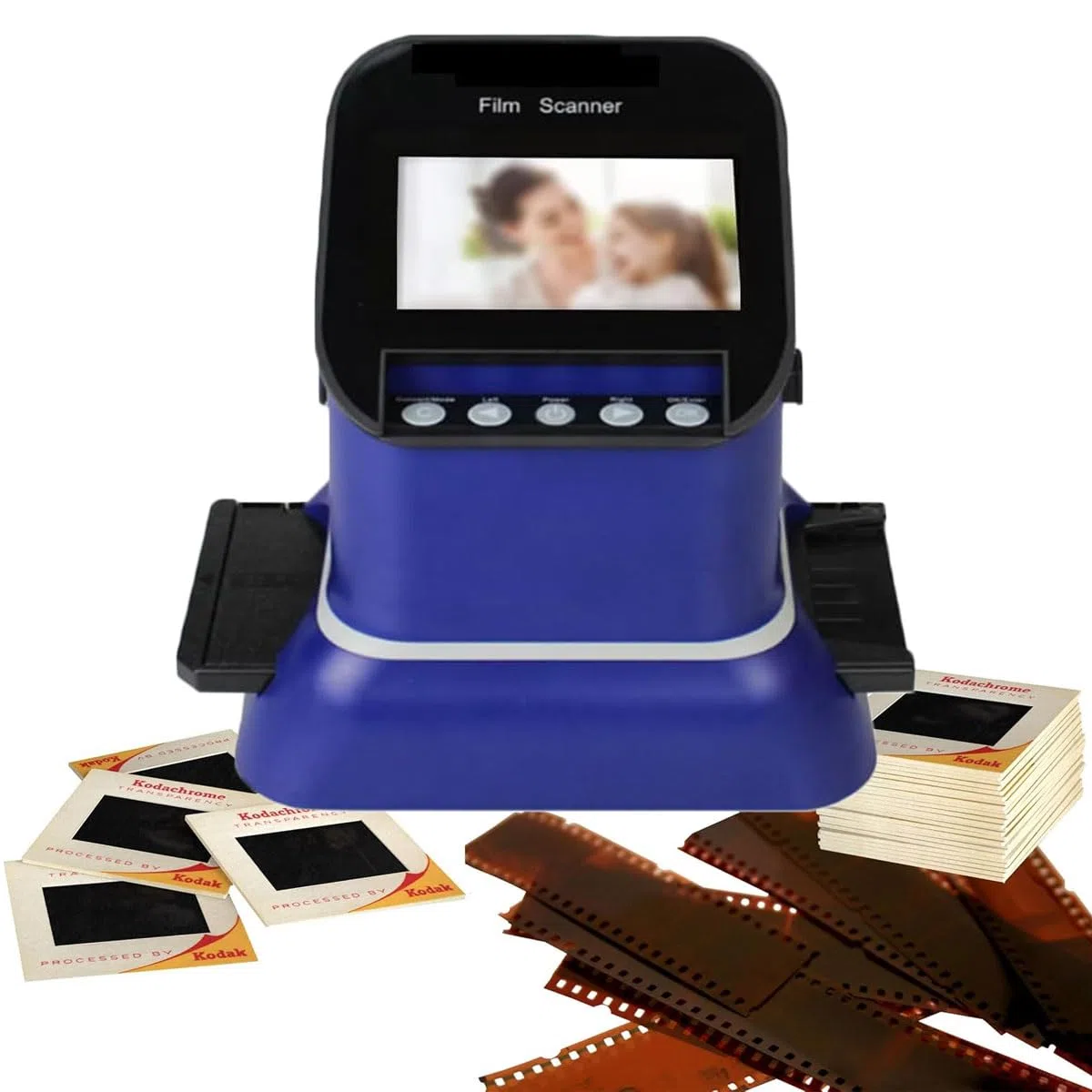 Scanner numérique de Films et de Diapositives de 4,3 Pouces, scanners de Films de 22 Millions de Pixels, convertit des microfiches, des négatifs et des Diapositives 35 mm en JPEG numérique