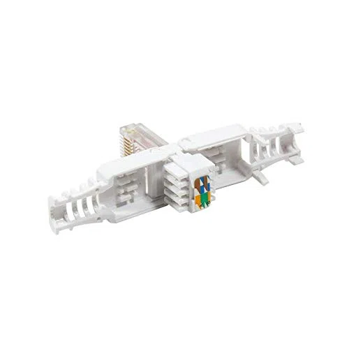 10x Connecteur de sertissage sans Outil Cat 6 UTP RJ45 Fiche réseau pour câble de Brassage jusqu'à 6,3 mm.