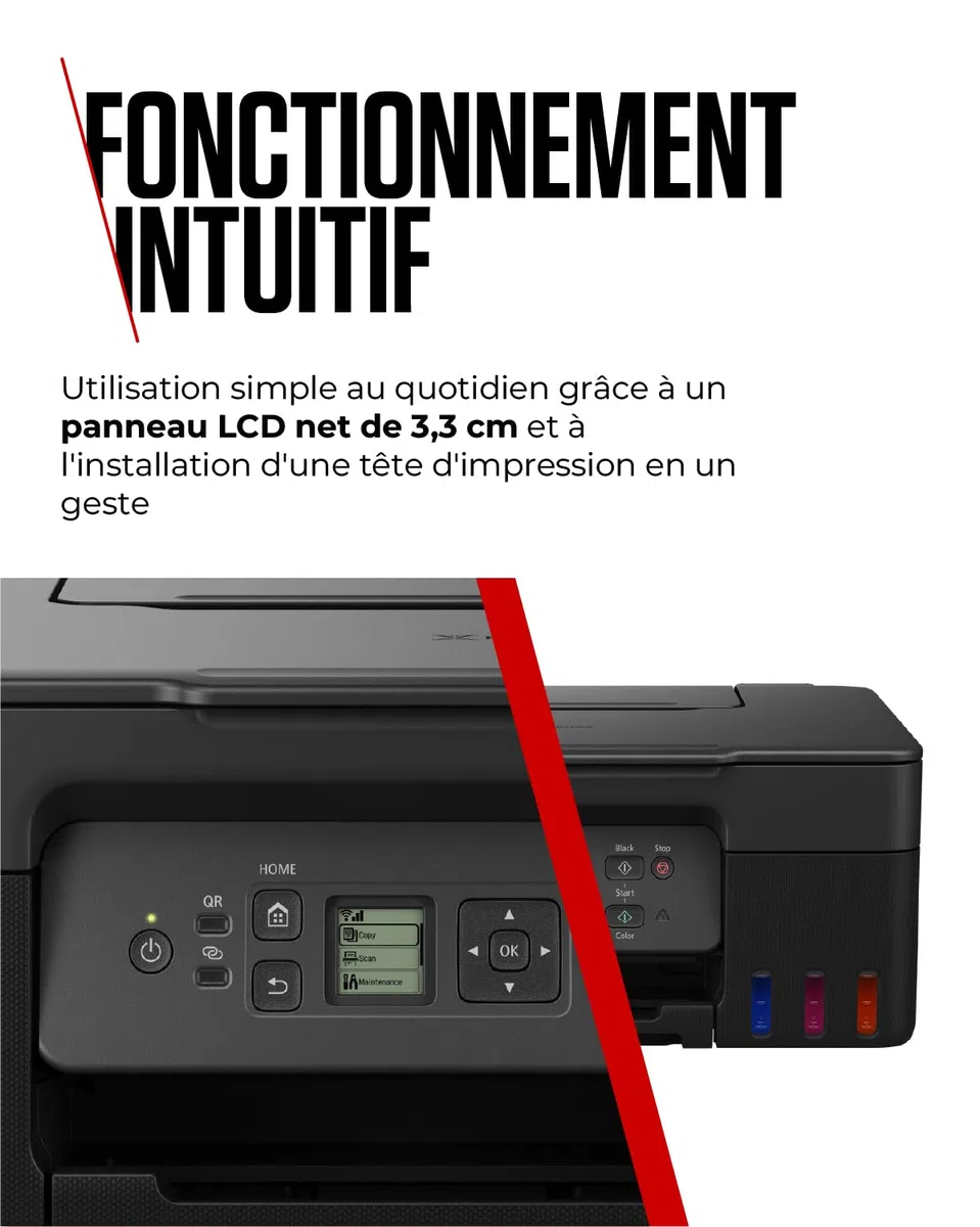 Canon PIXMA G3570 Imprimante Jet d'encre Réservoir Compacte | Wi-FI